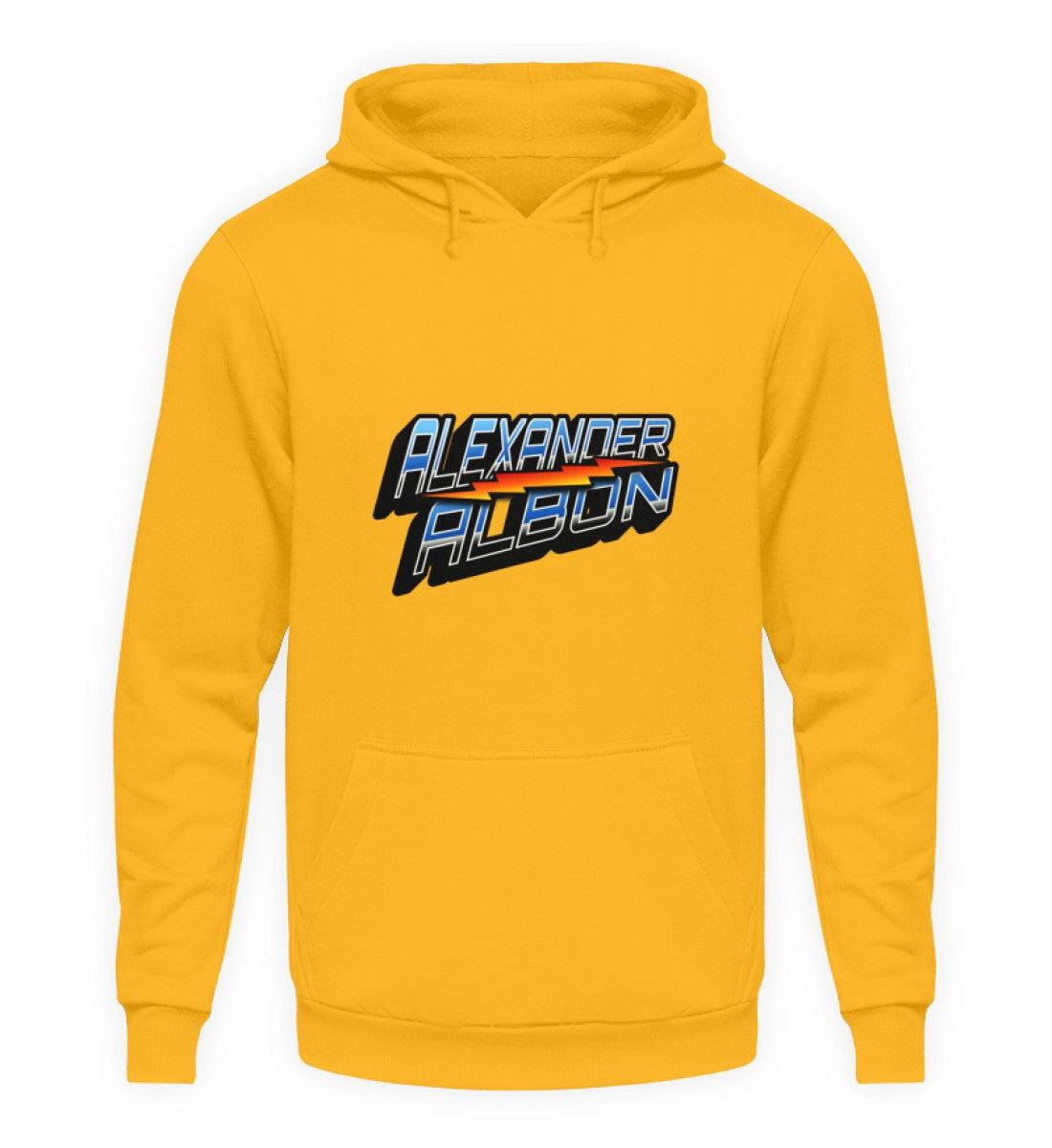 Alexander Albon - Unisex Kapuzenpullover Hoodie Unisex Hoodie Novawear Sun Yellow S