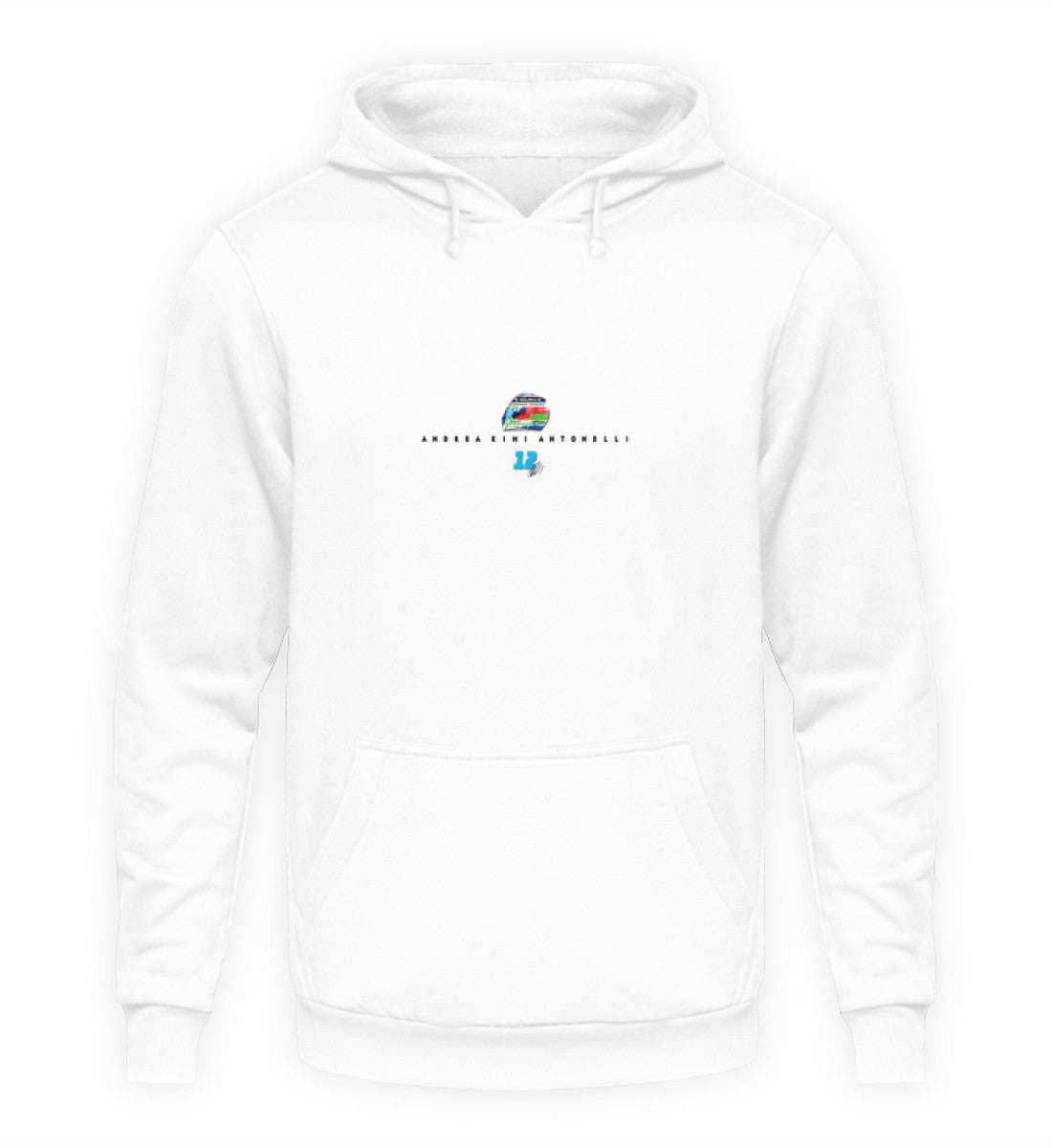 Andrea Kimi Antonelli Mercedes - Unisex Kapuzenpullover Hoodie Unisex Hoodie Novawear Arctic White XS