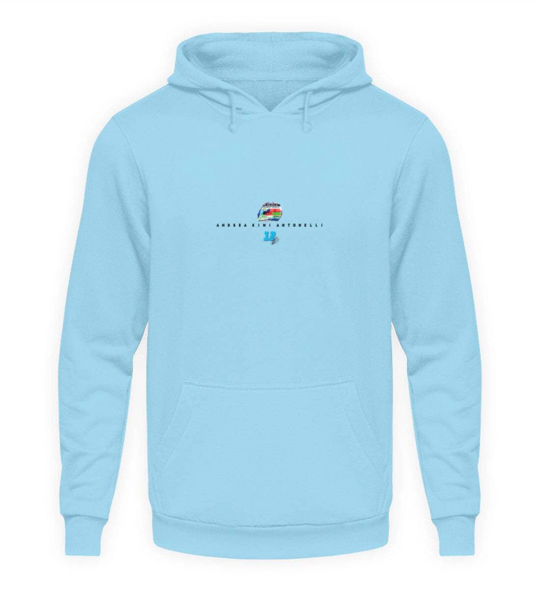 Andrea Kimi Antonelli Mercedes - Unisex Kapuzenpullover Hoodie Unisex Hoodie Novawear Sky Blue XS