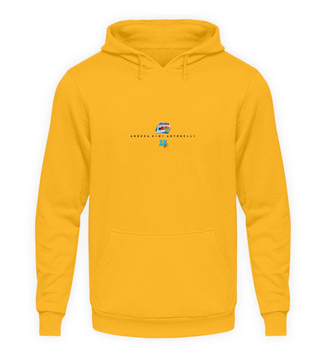 Andrea Kimi Antonelli Mercedes - Unisex Kapuzenpullover Hoodie Unisex Hoodie Novawear Sun Yellow XS