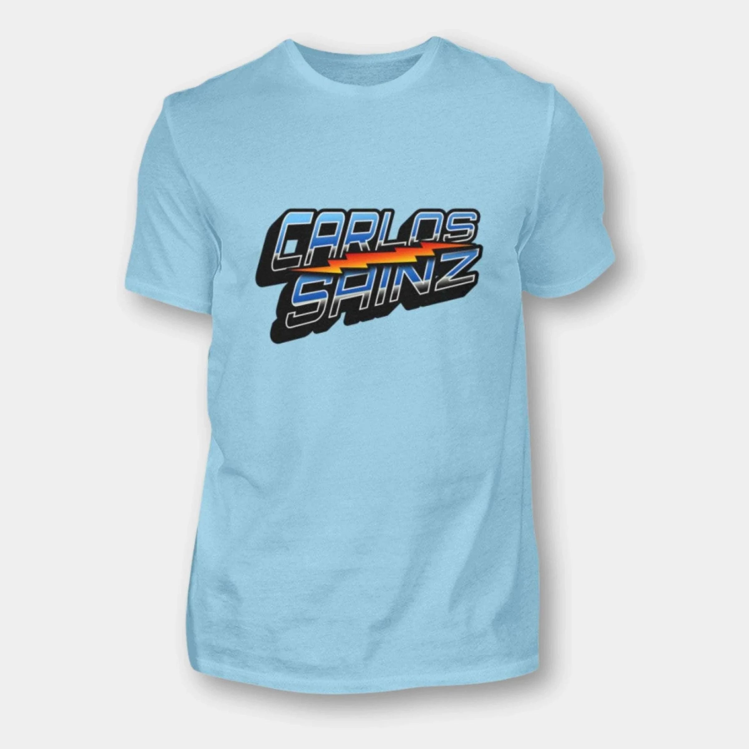Carlos Sainz - Herren Shirt Herren Basic T-Shirt Novawear Sky Blue XS