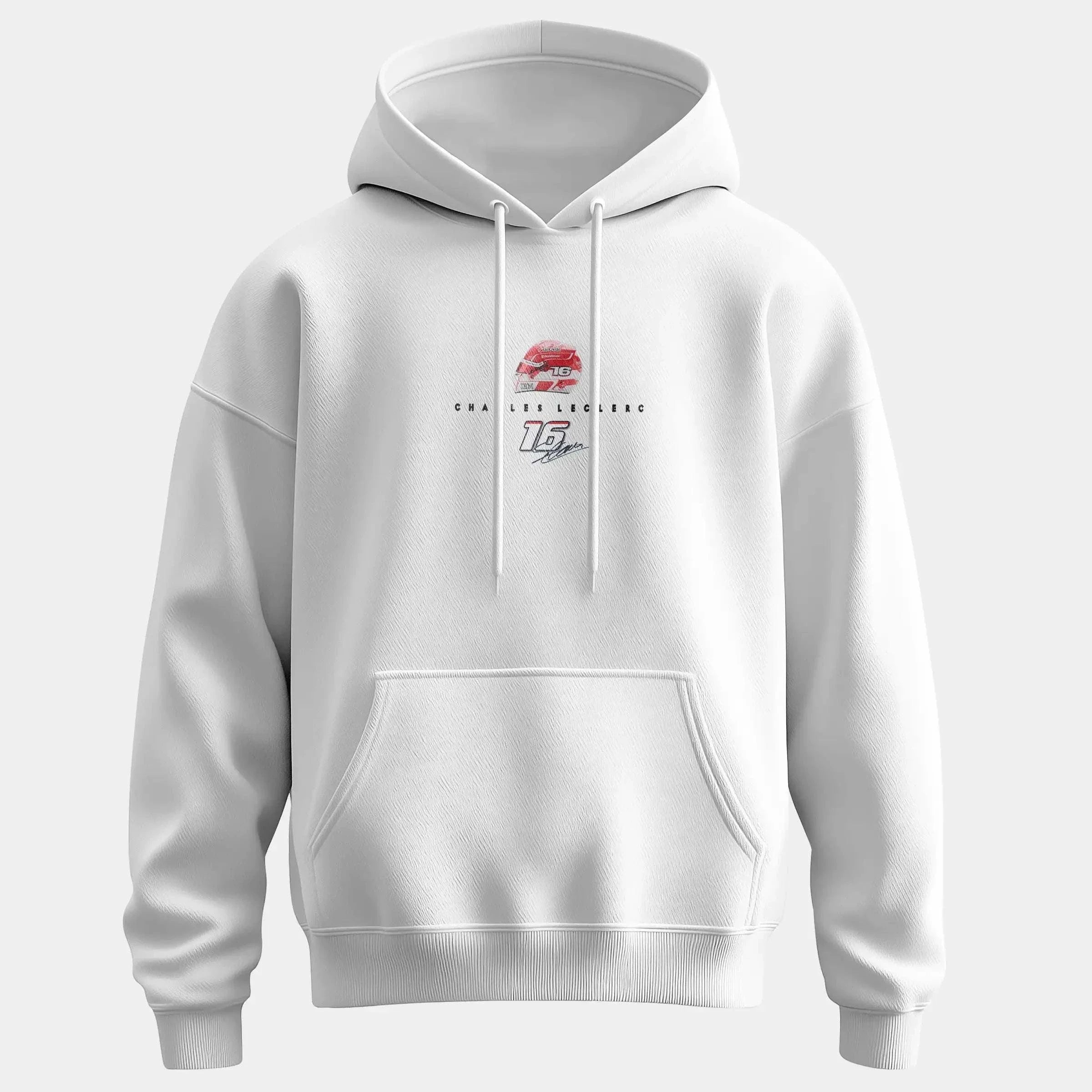 Charles Leclerc Ferrari - Unisex Kapuzenpullover Hoodie Unisex Hoodie Novawear Arctic White XS