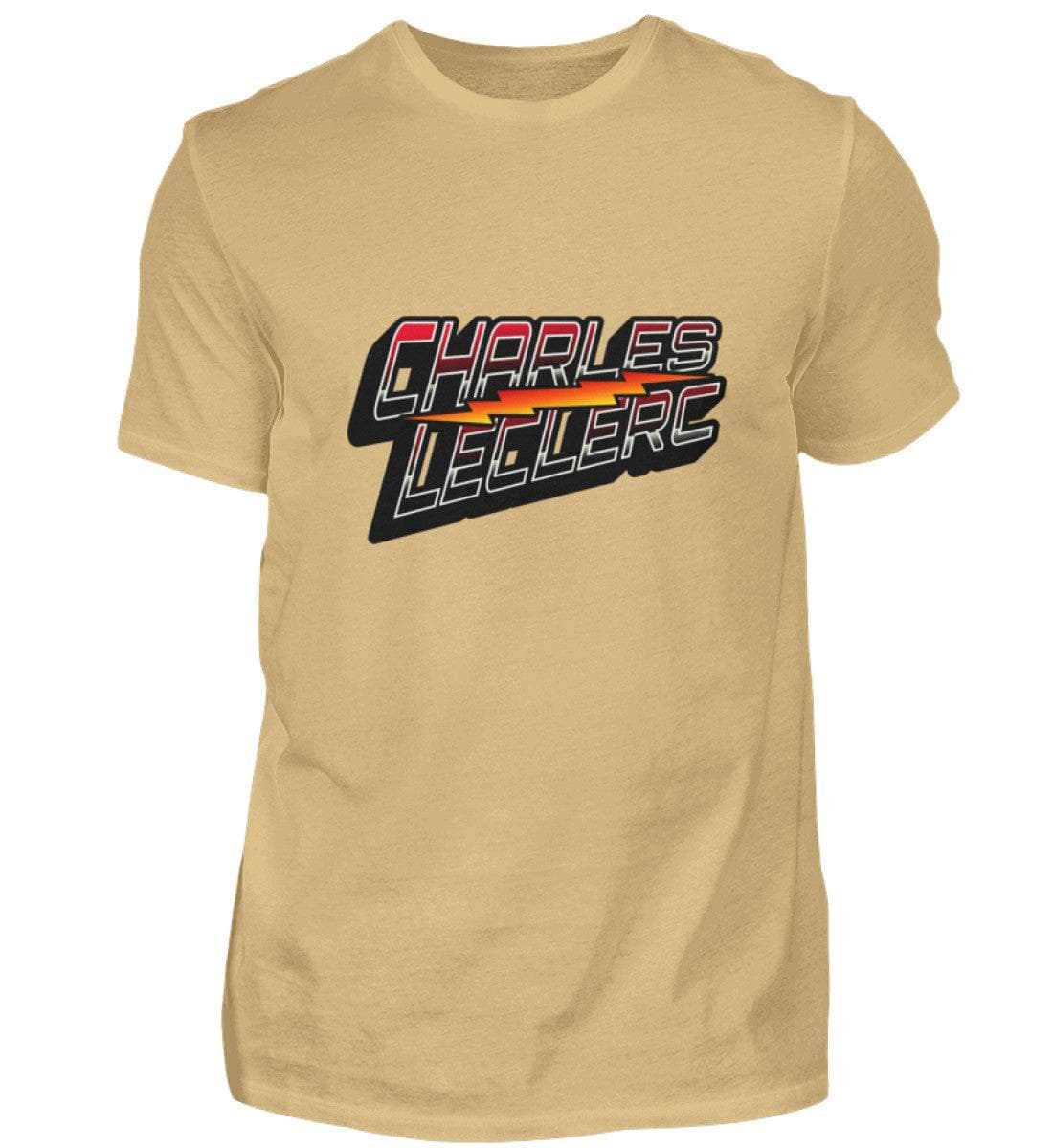 Charles Leclerc - Herren Shirt Herren Basic T-Shirt Novawear Sand XS