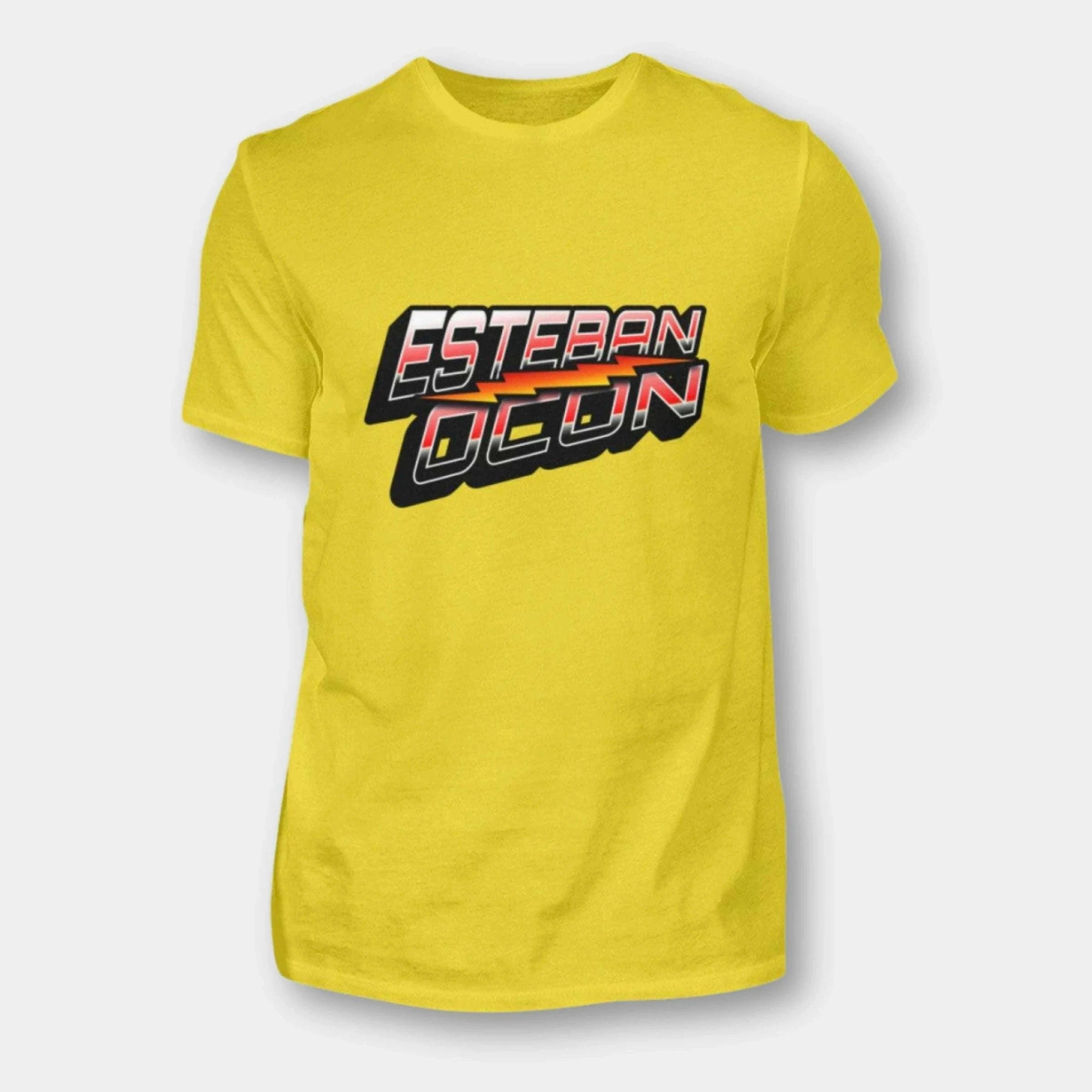 Esteban Ocon - Herren Shirt Herren Basic T-Shirt Novawear Gold XS