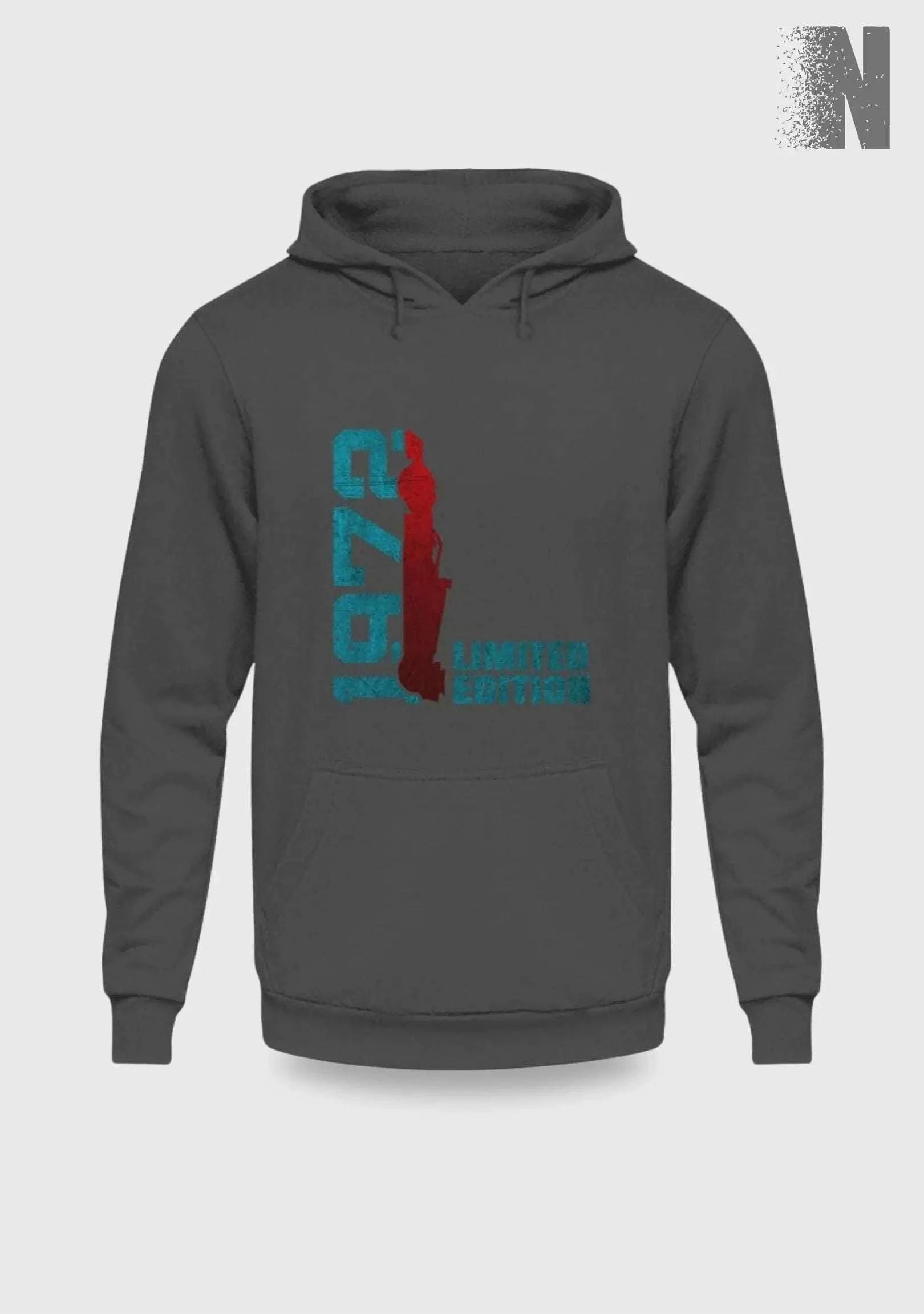 F1 Racing 1972 Limited Edition - Unisex Hoodie Kapuzenpullover Novawear Steel Grey (Solid) XS