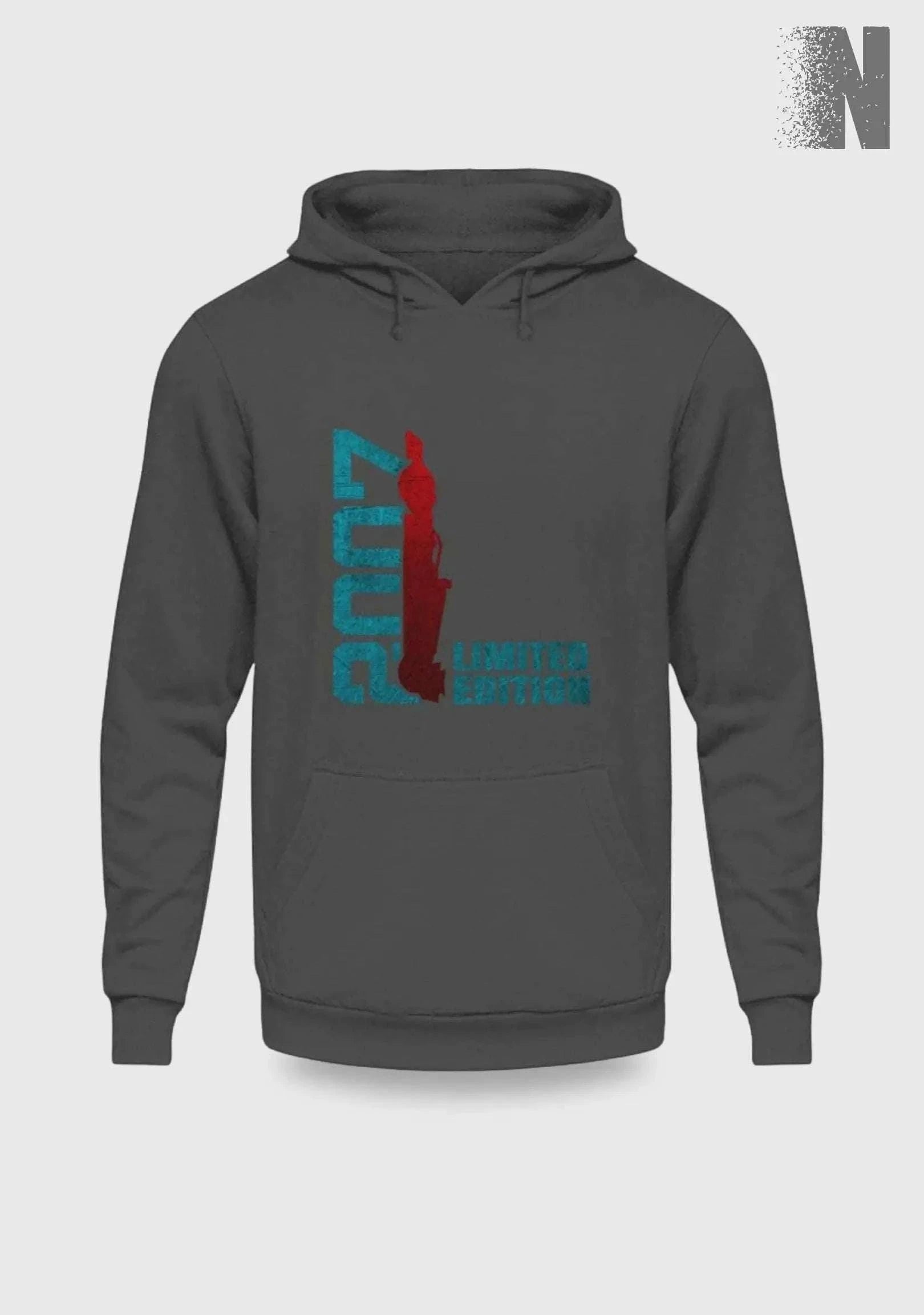 F1 Racing 2007 Limited Edition - Unisex Hoodie Kapuzenpullover Novawear Steel Grey (Solid) XS