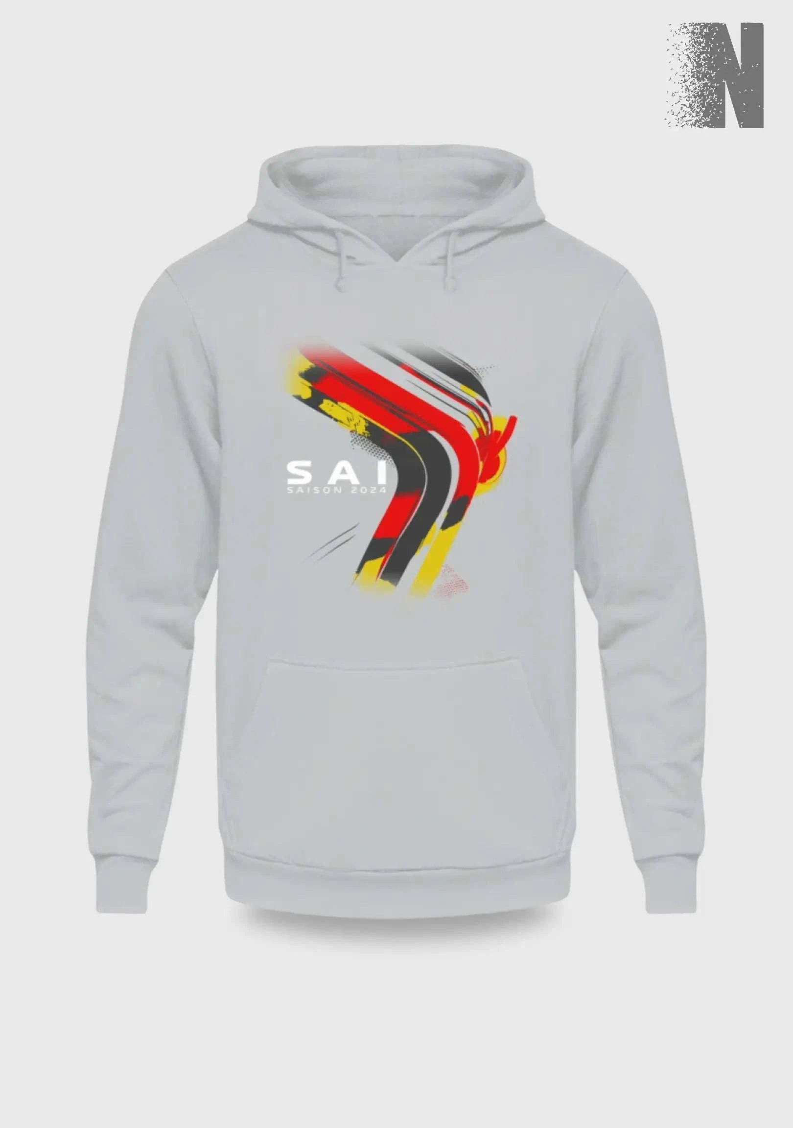 F1 Racing Carlos Sainz 2024 Limited Edition - Unisex Hoodie Kapuzenpullover Novawear Heather Sport Grey XS
