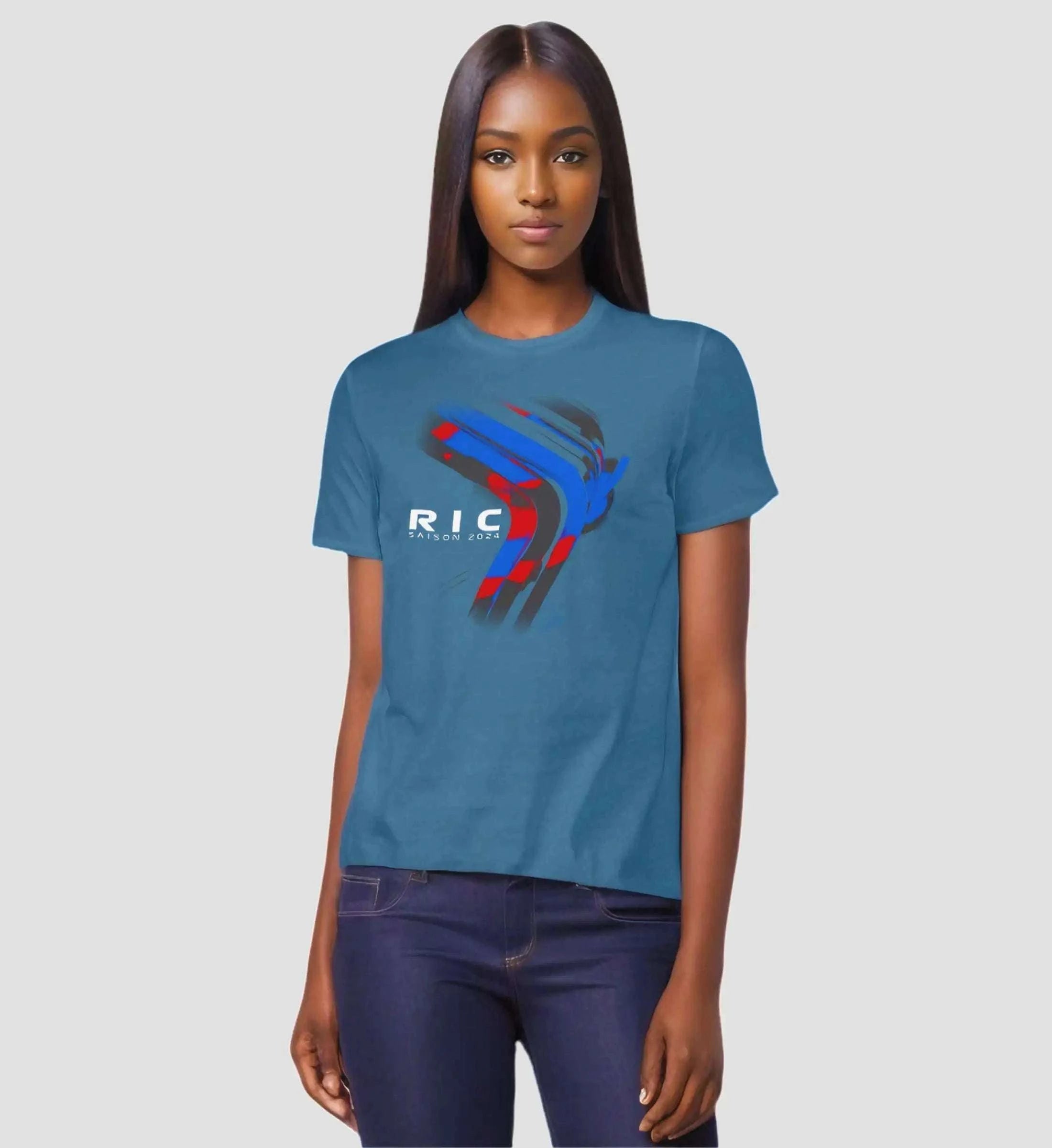 F1 Racing Daniel Ricciardo 2024 Limited Edition - Herren Shirt T-Shirt Novawear Steinblau XS