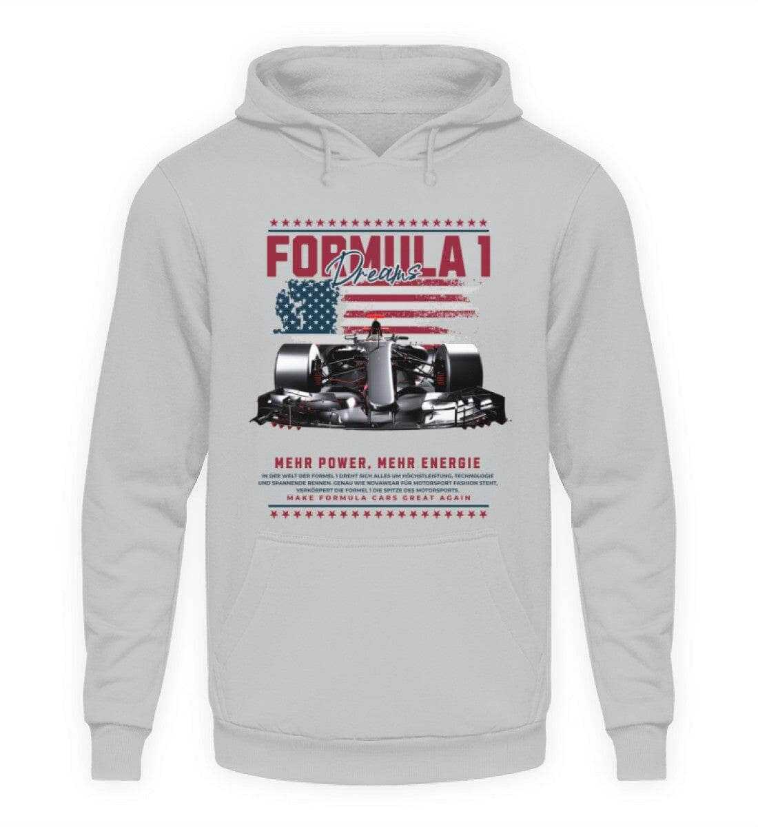 F1 Racing Formula Dream - Unisex Hoodie Hoodie Novawear Heather Sport Grey XS