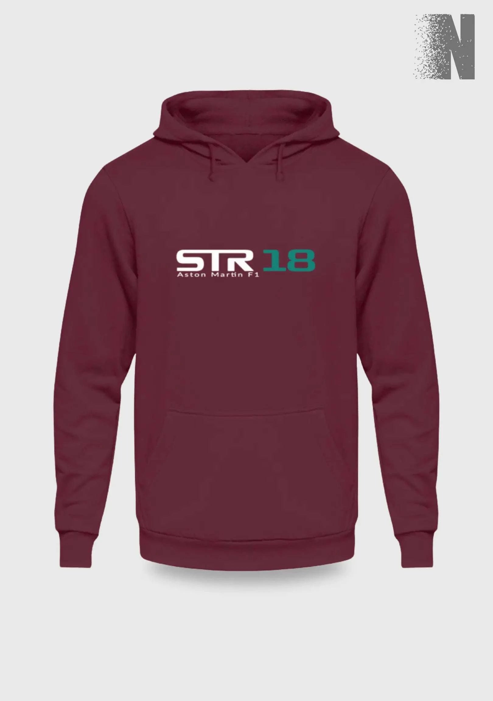 F1 Racing Lance Stroll 18 - Unisex Hoodie Kapuzenpullover Novawear Burgundy XS