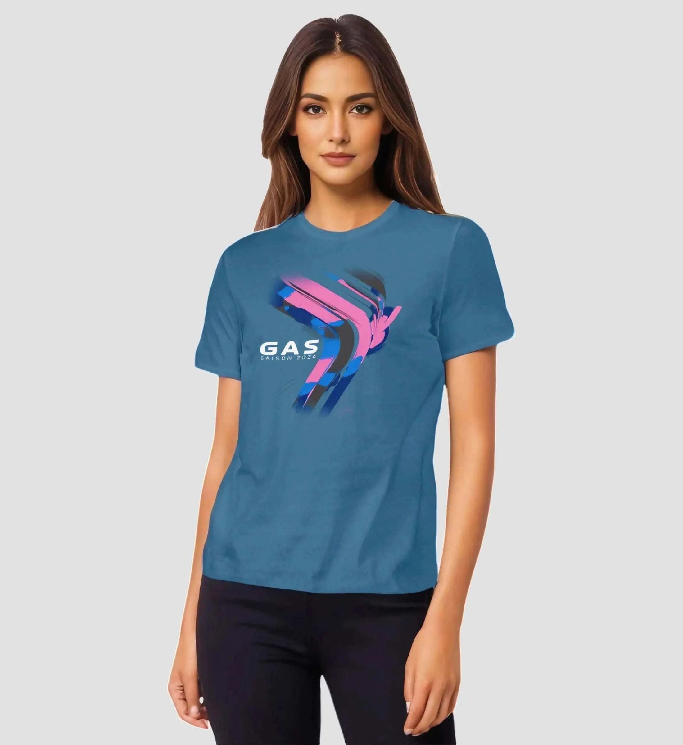 F1 Racing Pierre Gasly 2024 Limited Edition - Herren Shirt T-Shirt Novawear Steinblau XS