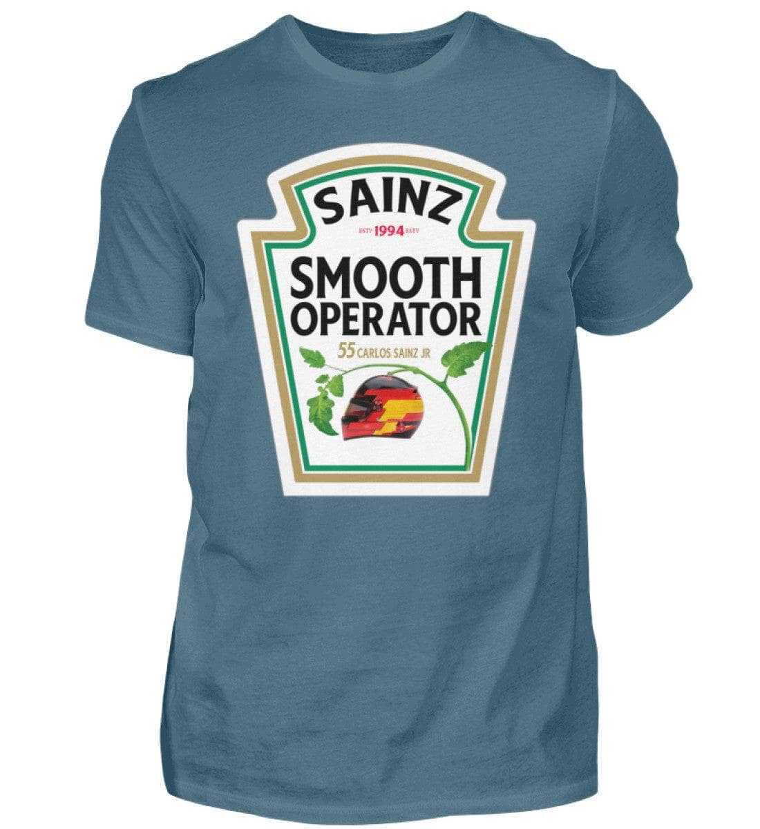 F1 Racing Smooth Operator - Unisex Shirt T-Shirt Novawear Steinblau XS