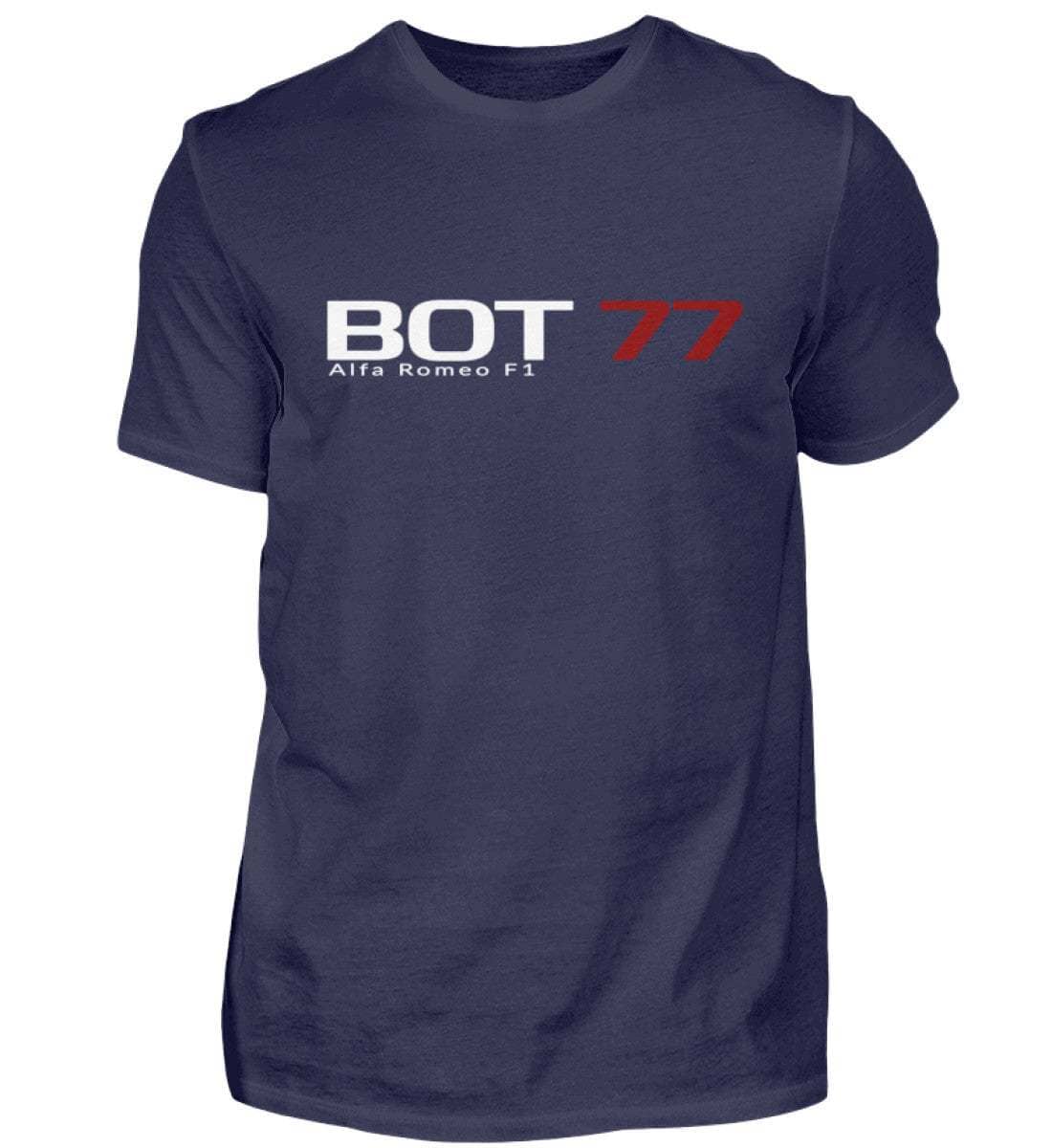 F1 Racing Valtteri Bottas 77 - Unisex Shirt T-Shirt Novawear Navy XS