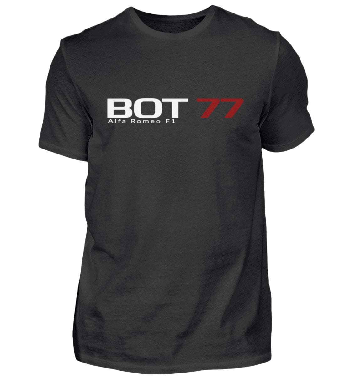 F1 Racing Valtteri Bottas 77 - Unisex Shirt T-Shirt Novawear Schwarz XS