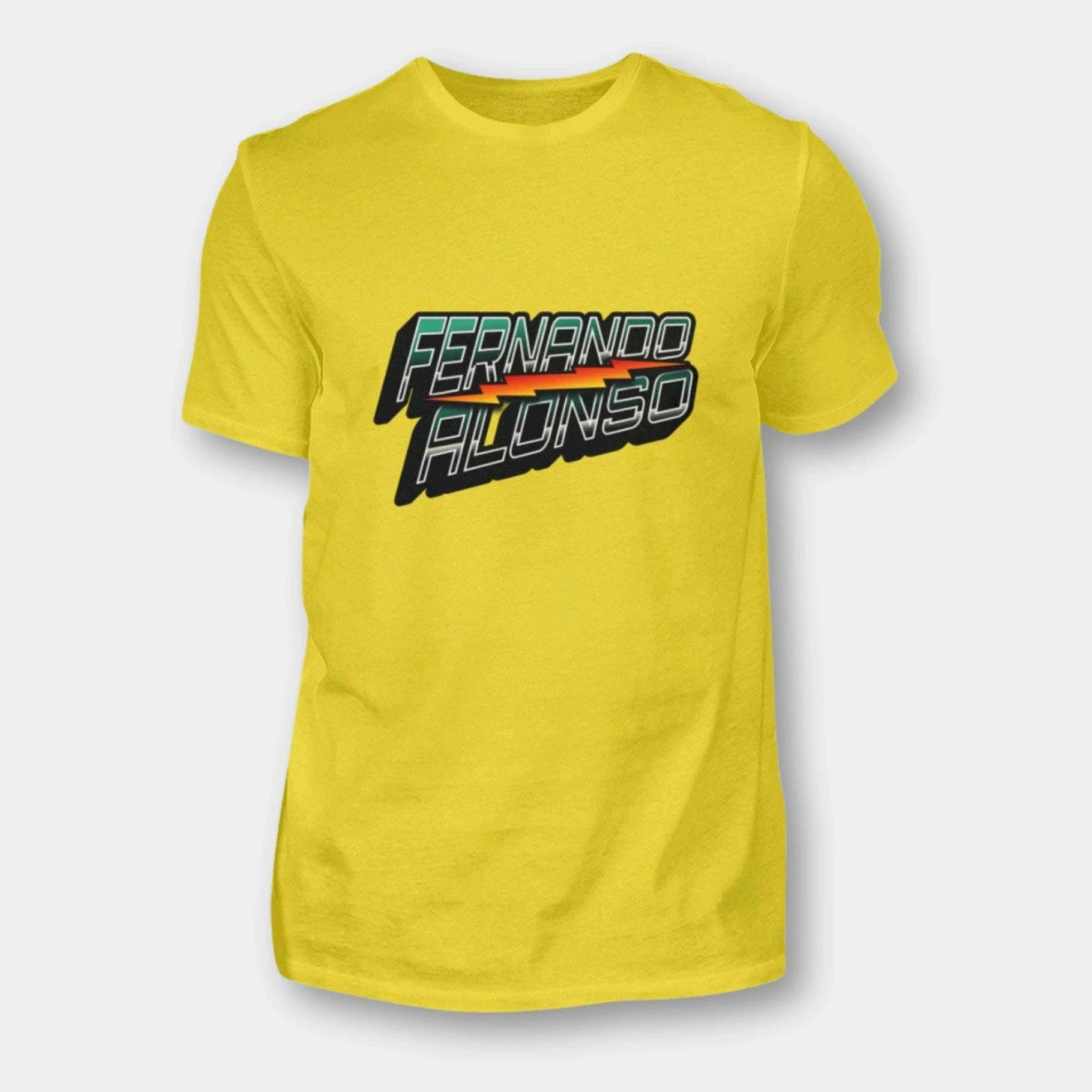 Fernando Alonso - Herren Shirt Herren Basic T-Shirt Novawear Gold XS