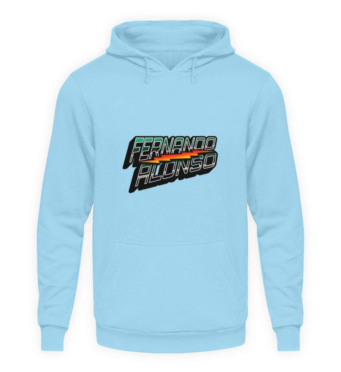 Fernando Alonso - Unisex Kapuzenpullover Hoodie Unisex Hoodie Novawear Sky Blue XS