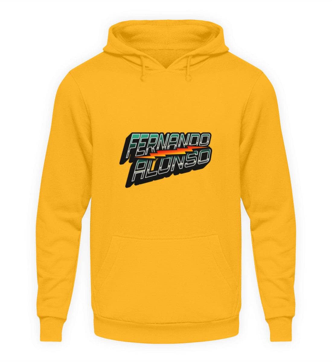 Fernando Alonso - Unisex Kapuzenpullover Hoodie Unisex Hoodie Novawear Sun Yellow S