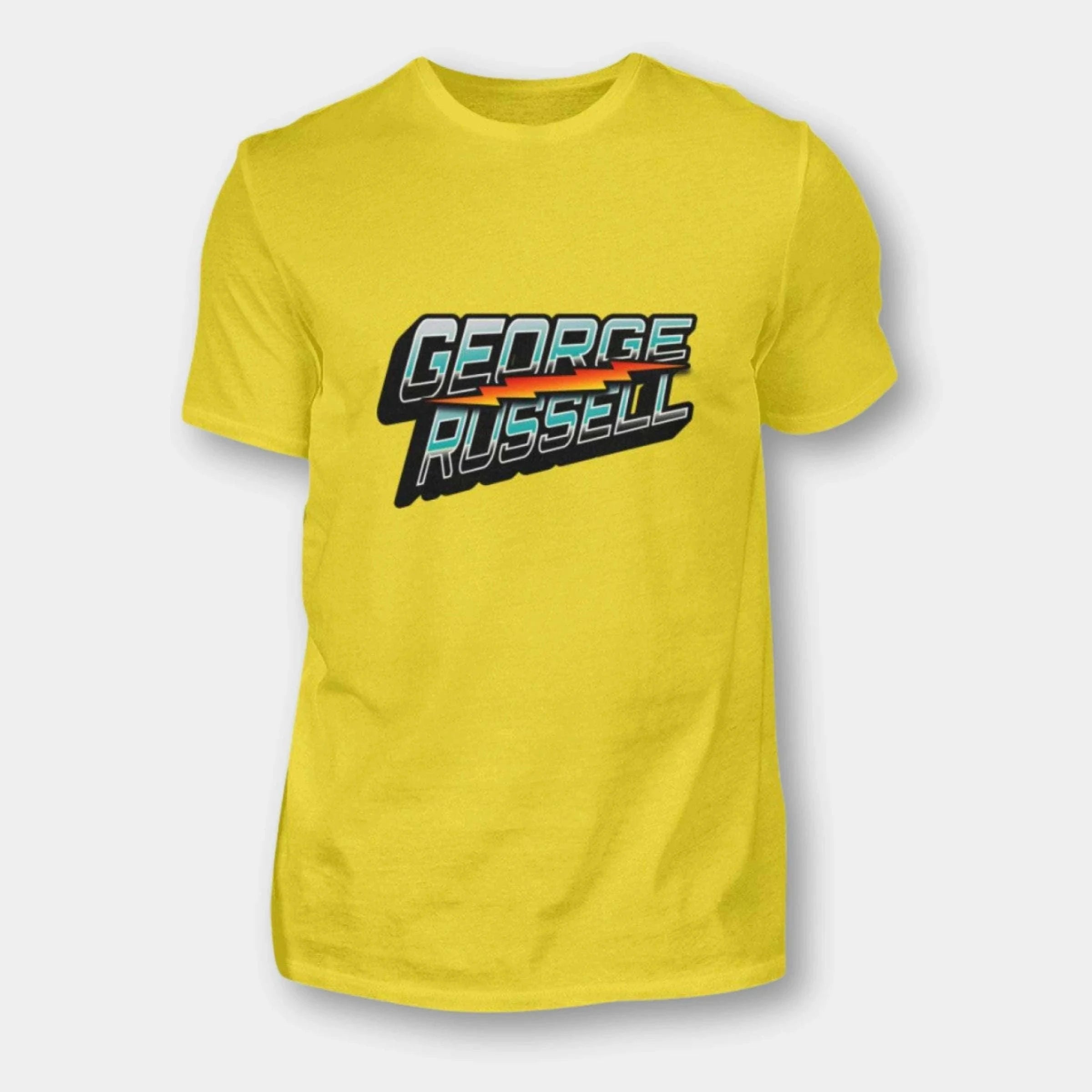George Russel - Herren Shirt Herren Basic T-Shirt Novawear Gold XS