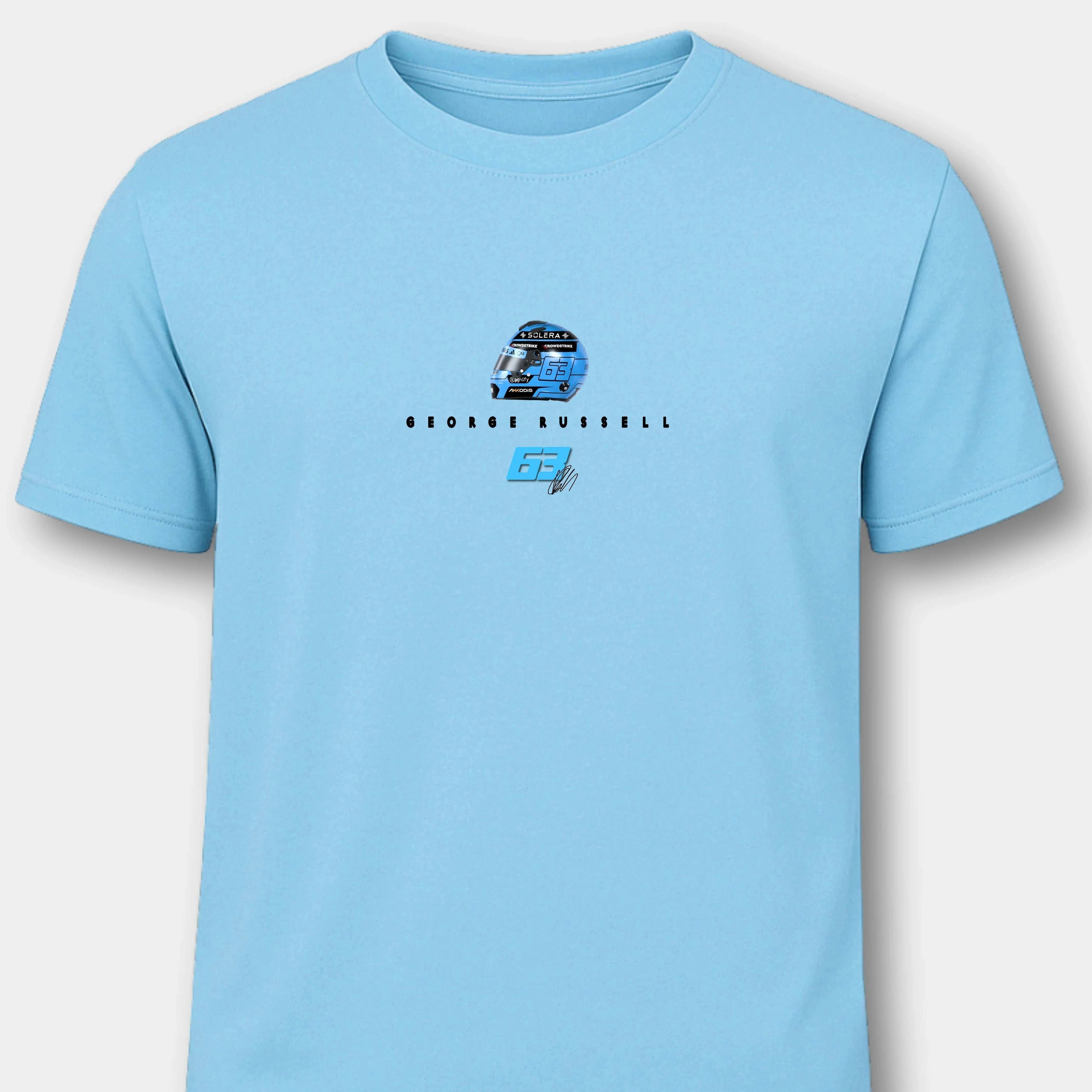 George Russell Mercedes - Herren Shirt T-Shirts Novawear