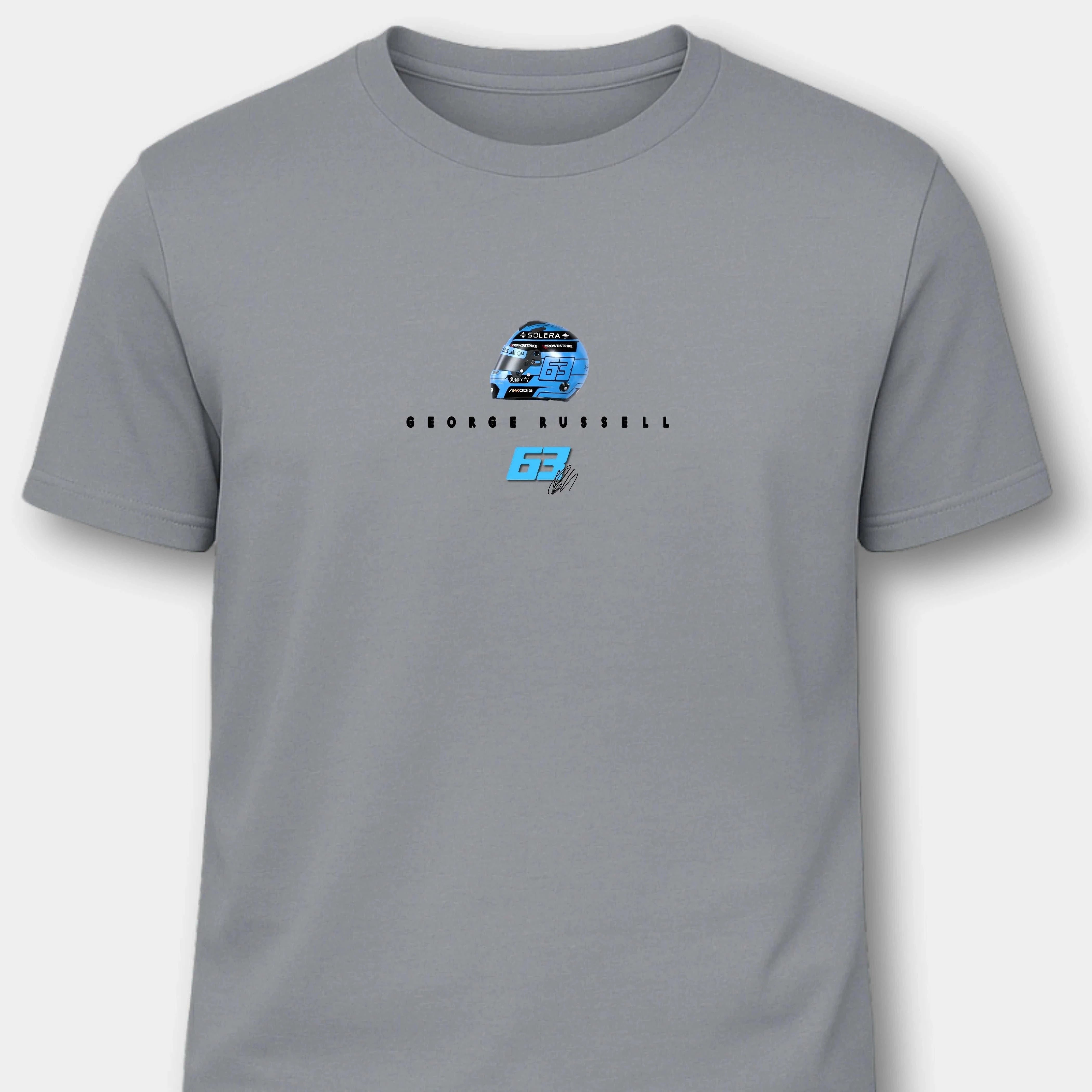 George Russell Mercedes - Herren Shirt T-Shirts Novawear