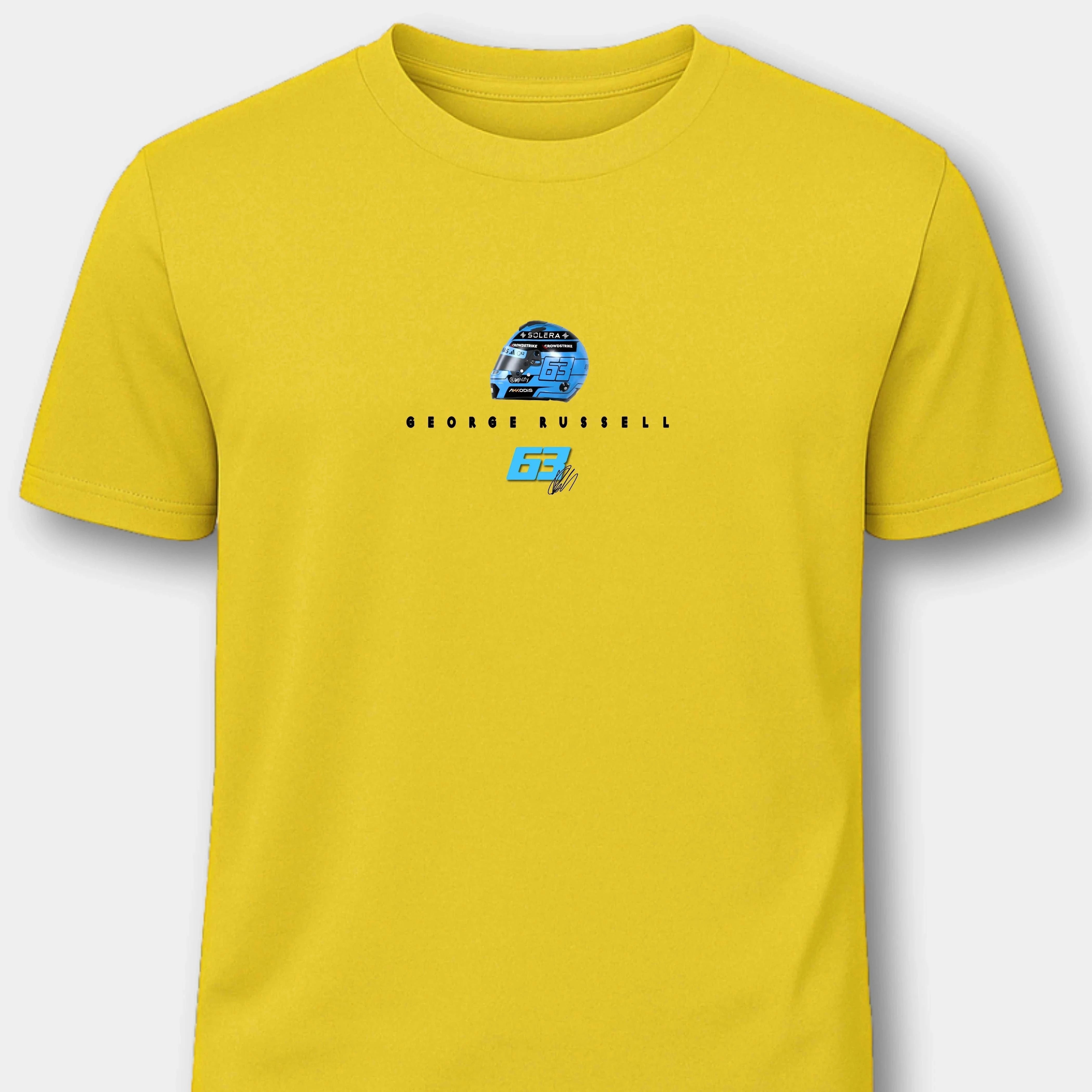 George Russell Mercedes - Herren Shirt T-Shirts Novawear