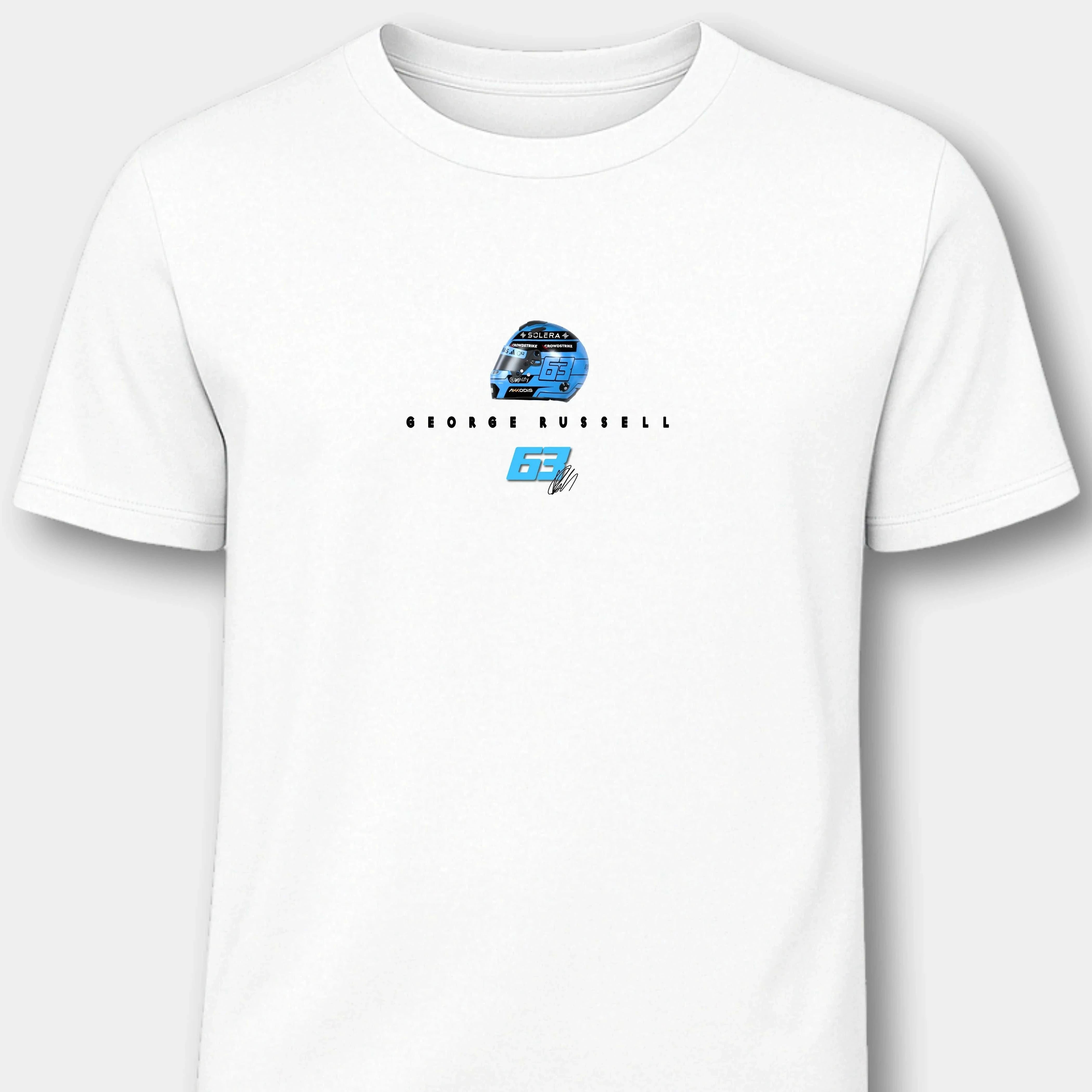 George Russell Mercedes - Herren Shirt T-Shirts Novawear