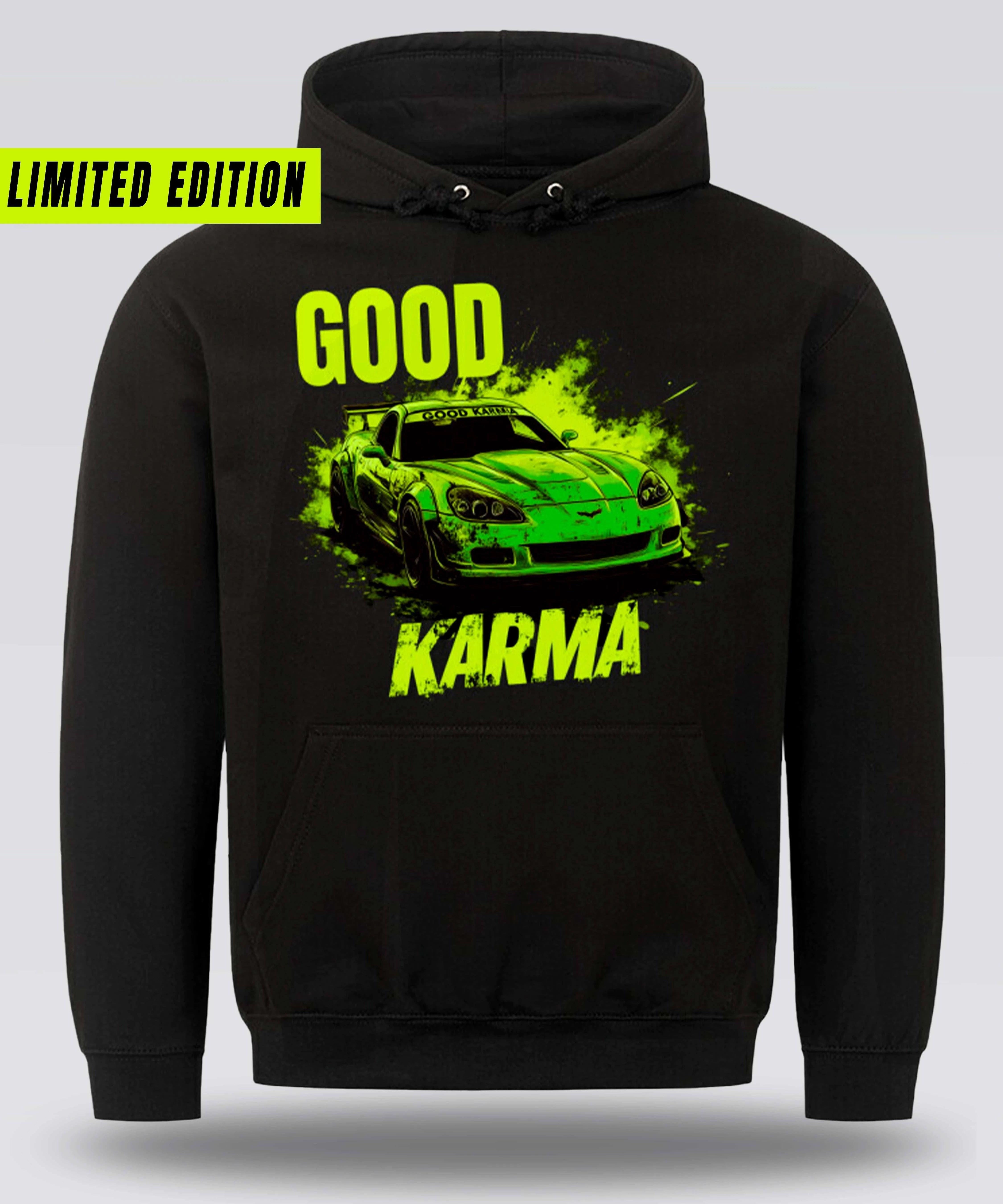 Good Karma Limited Edition Kapuzenpullover NOVAWEAR S Schwarz