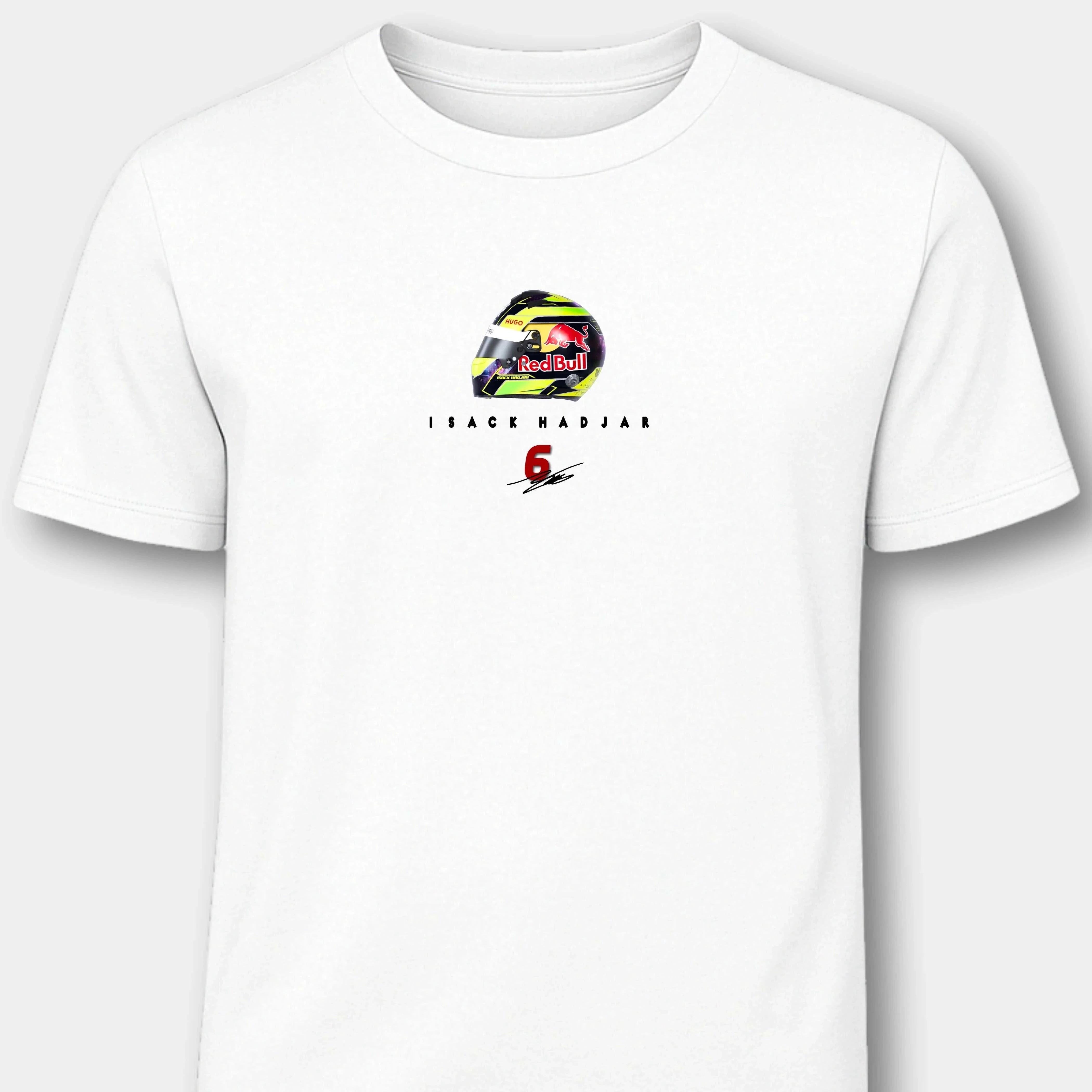 Isack Hadjar Racing Bulls - Herren Shirt T-Shirts Novawear White S