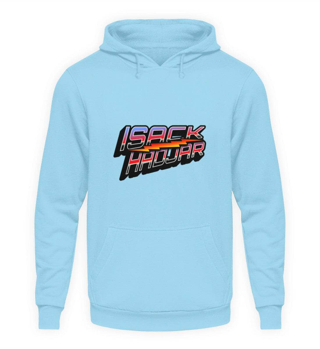 Isack Hadjar - Unisex Kapuzenpullover Hoodie Unisex Hoodie Novawear Sky Blue XS