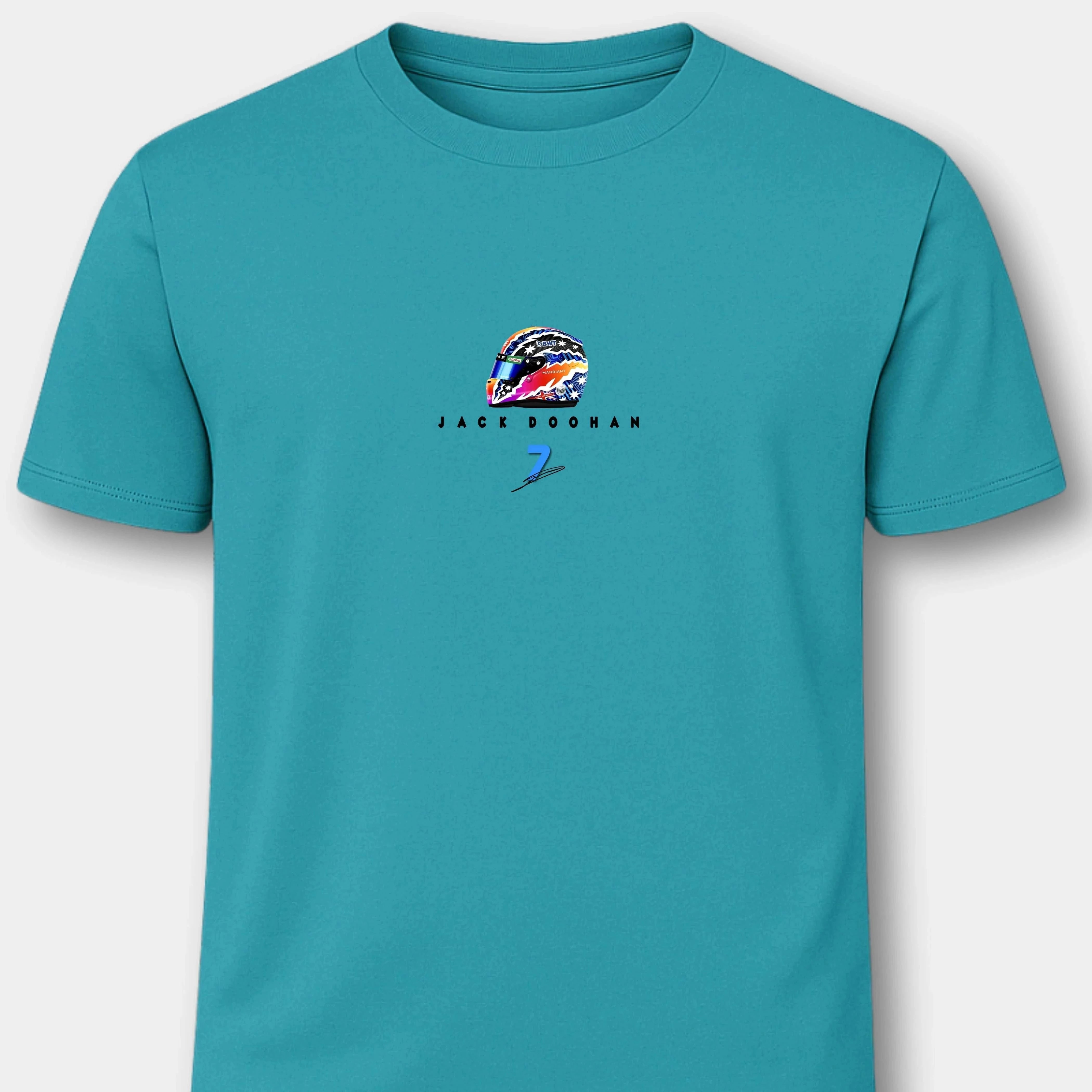 Jack Doohan Alpine F1 - Herren Shirt T-Shirts Novawear Diva Blue S