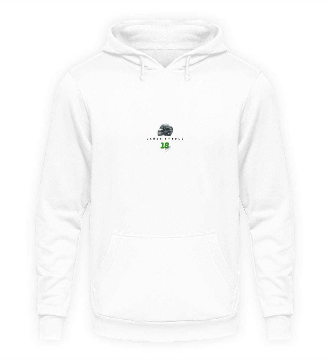 Lance Stroll Aston Martin - Unisex Kapuzenpullover Hoodie Unisex Hoodie Novawear Arctic White XS
