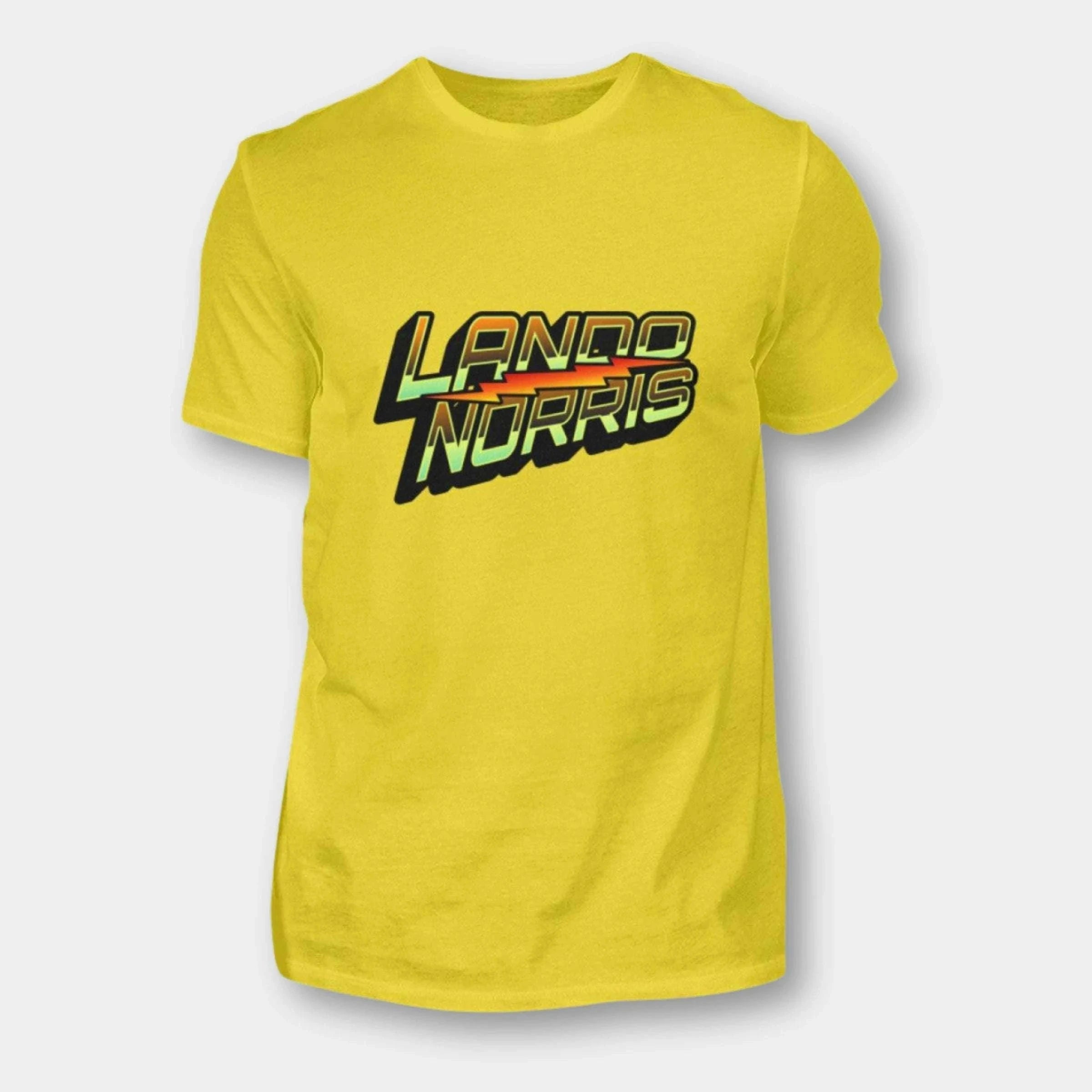 Lando Norris - Herren Shirt Herren Basic T-Shirt Novawear Gold XS