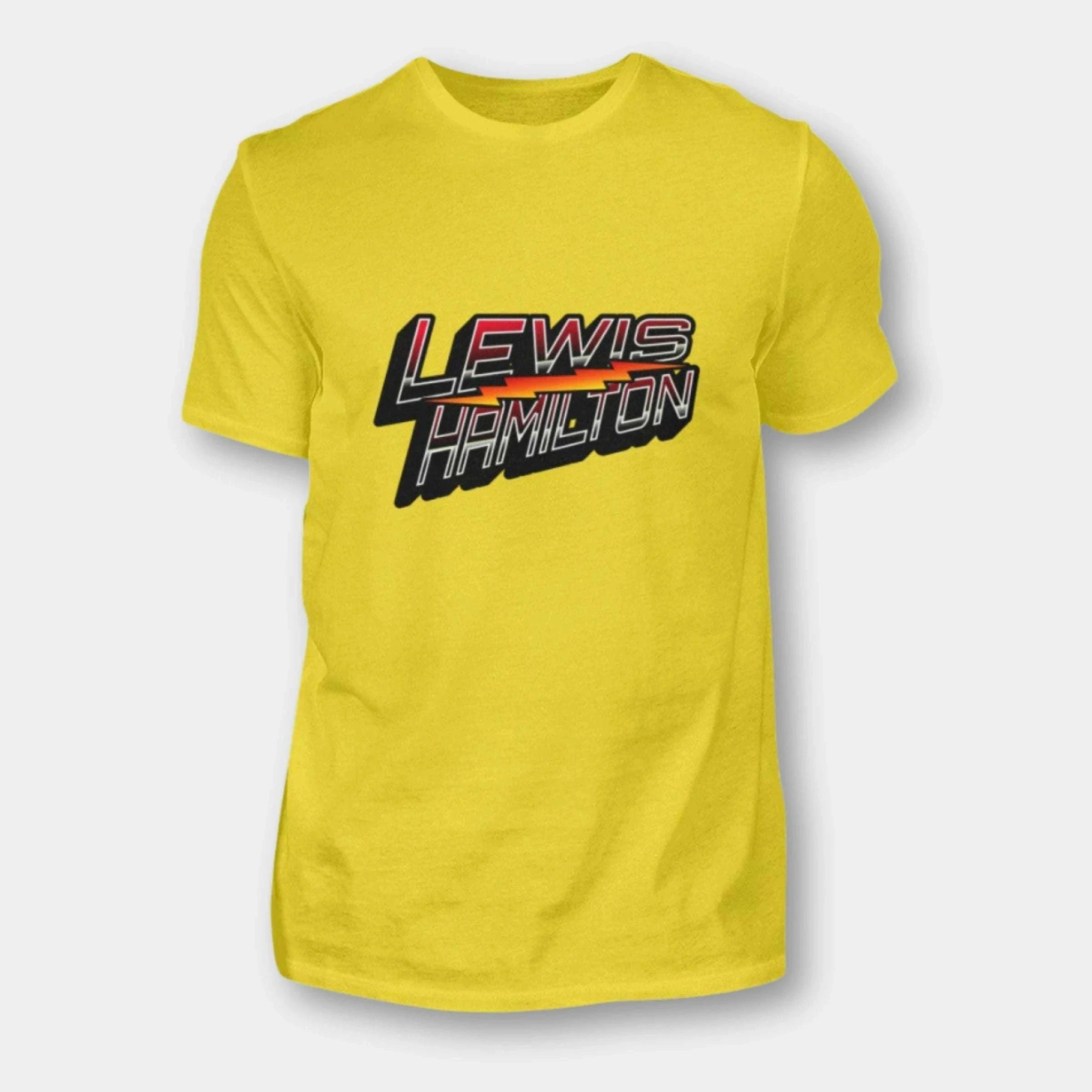Lewis Hamilton - Herren Shirt Herren Basic T-Shirt Novawear Gold XS