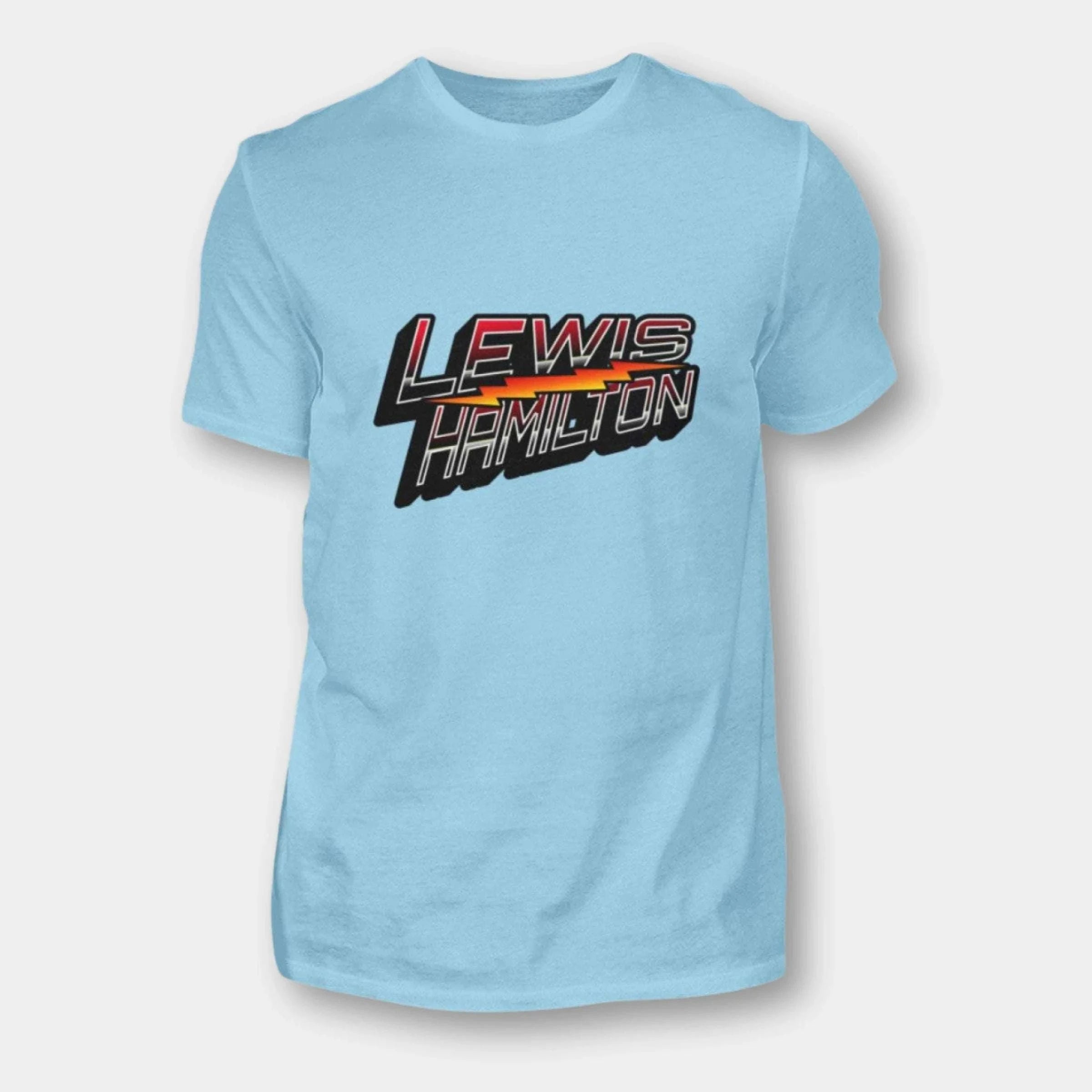 Lewis Hamilton - Herren Shirt Herren Basic T-Shirt Novawear Sky Blue XS