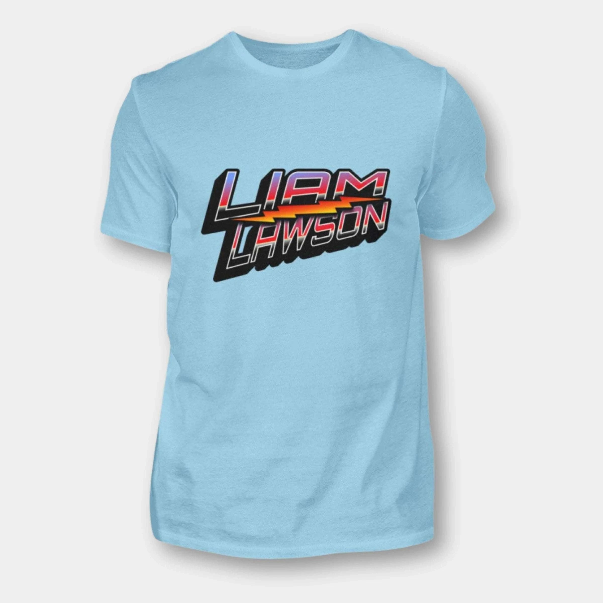 Liam Lawson - Herren Shirt Herren Basic T-Shirt Novawear Sky Blue XS