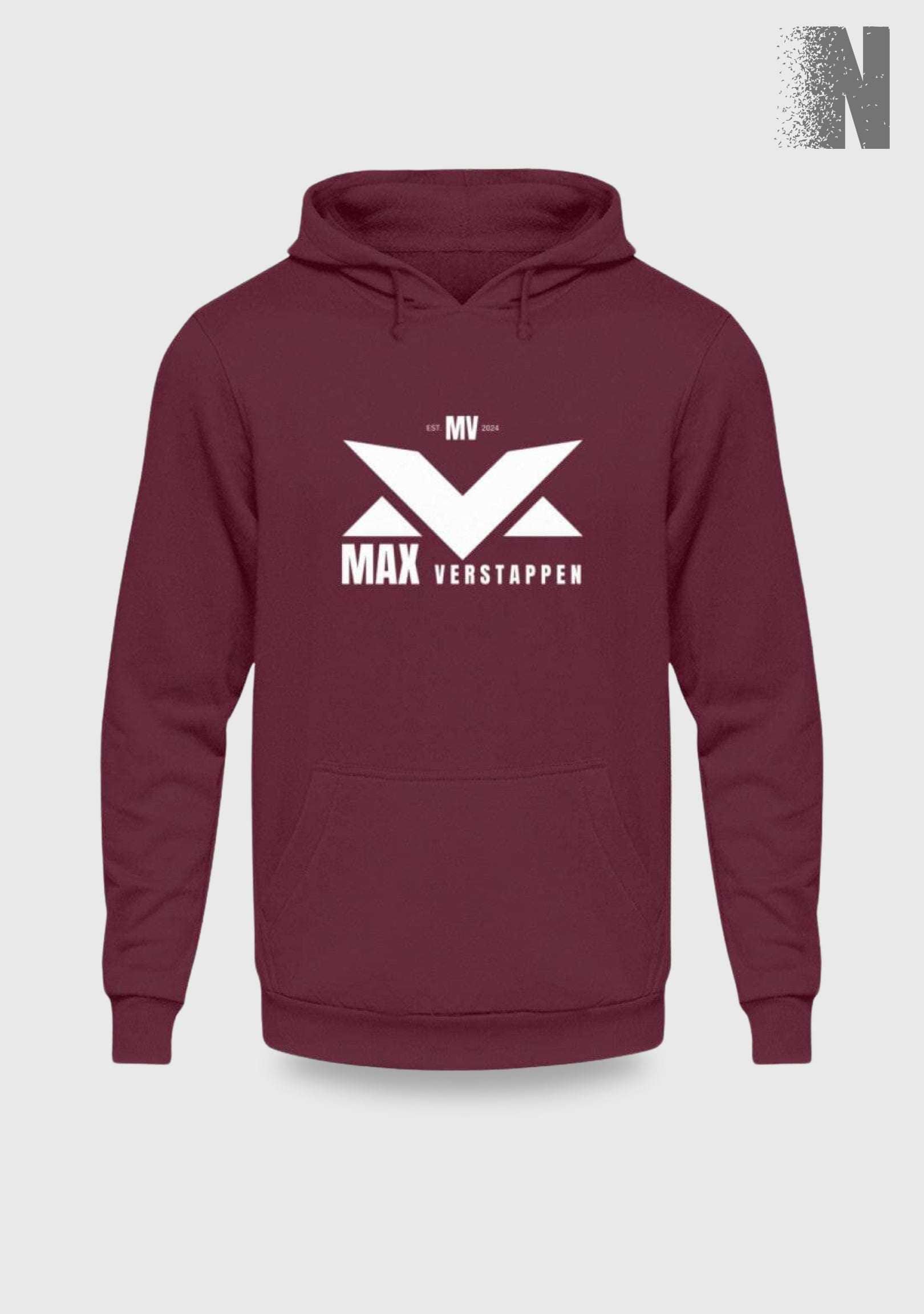 Max Verstappen Limited Edition 2024 - Hoodie Kapuzenpullover Novawear Burgundy XS