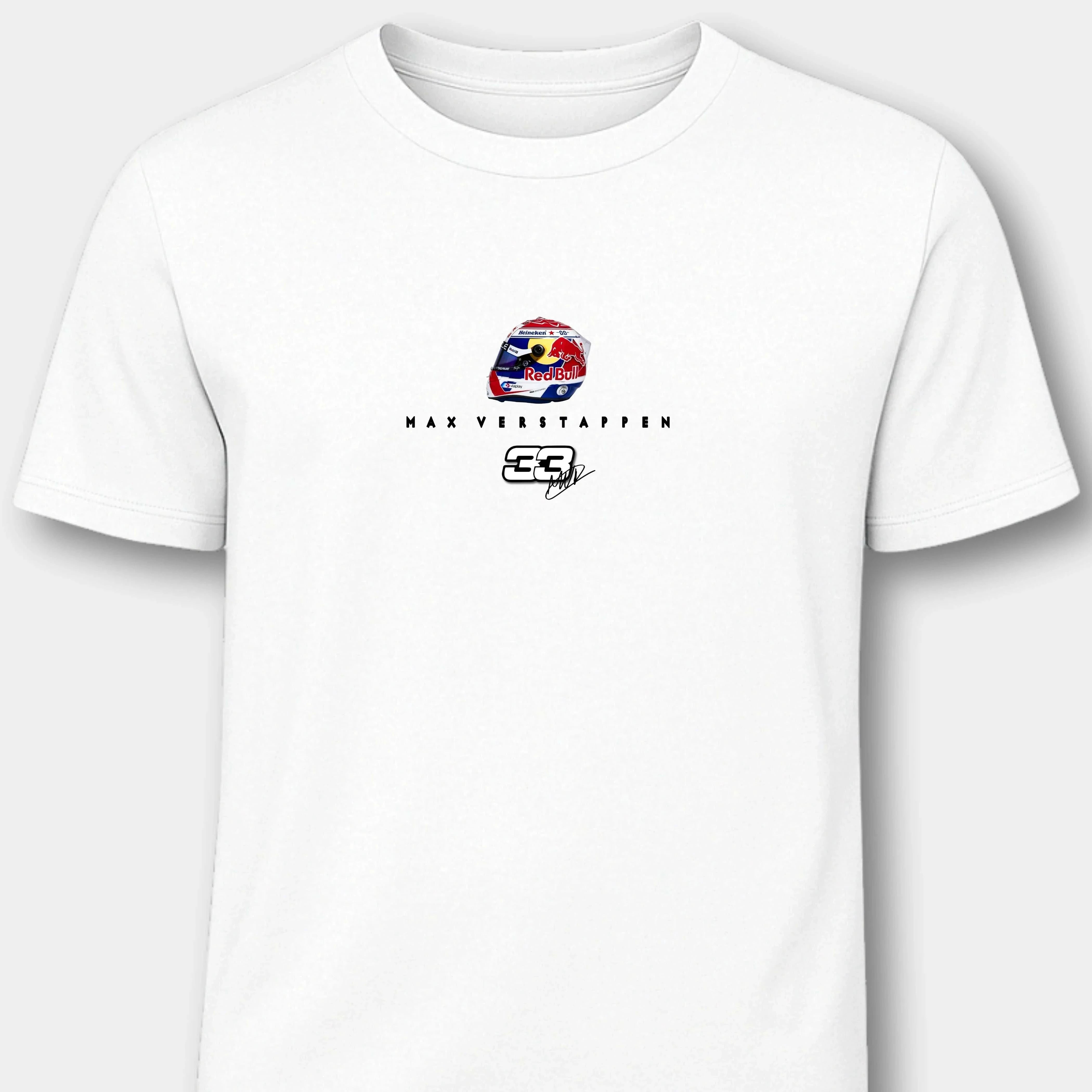 Max Verstappen Red Bull Racing - Herren Shirt T-Shirts Novawear White S
