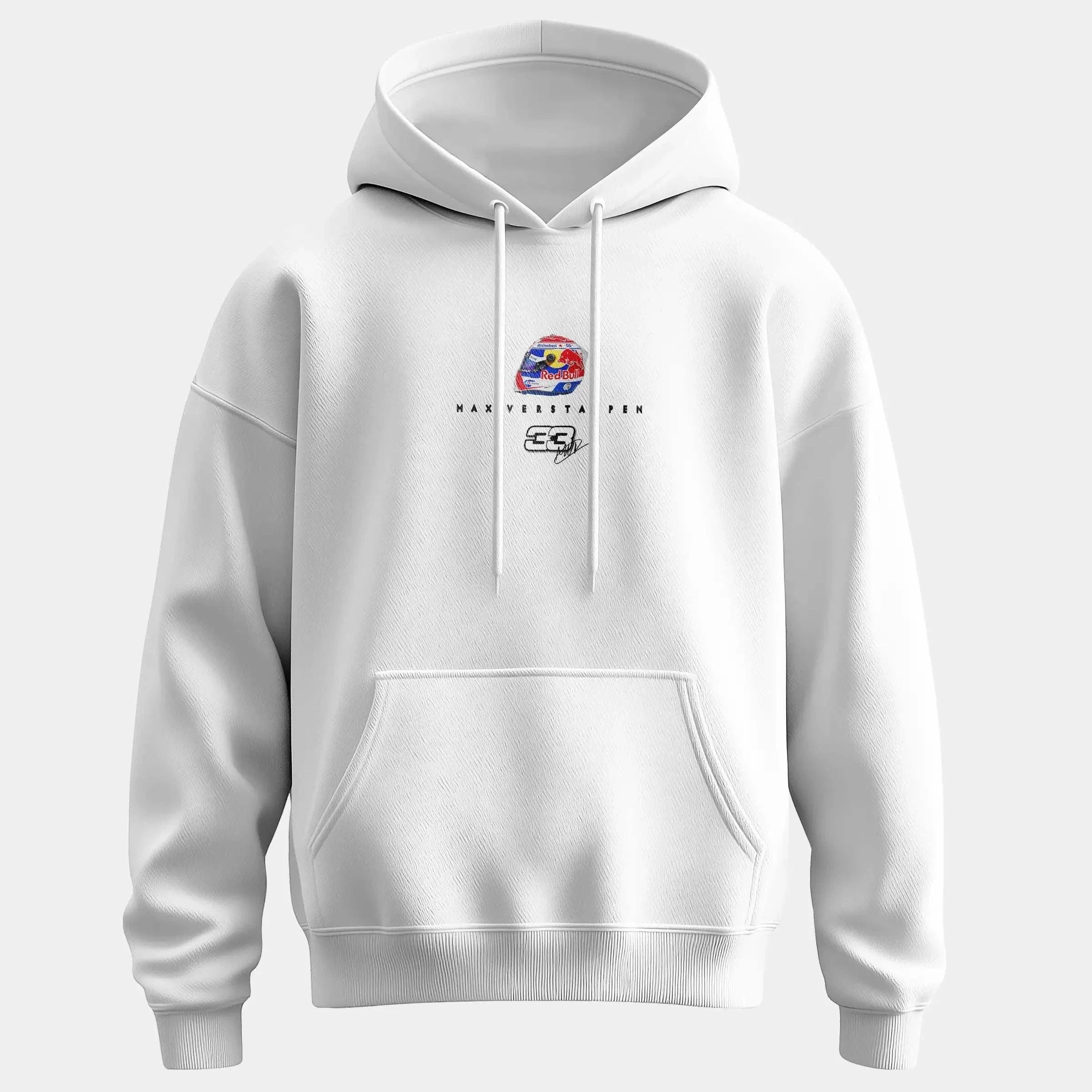 Max Verstappen Red Bull Racing - Unisex Kapuzenpullover Hoodie Unisex Hoodie Novawear Arctic White XS