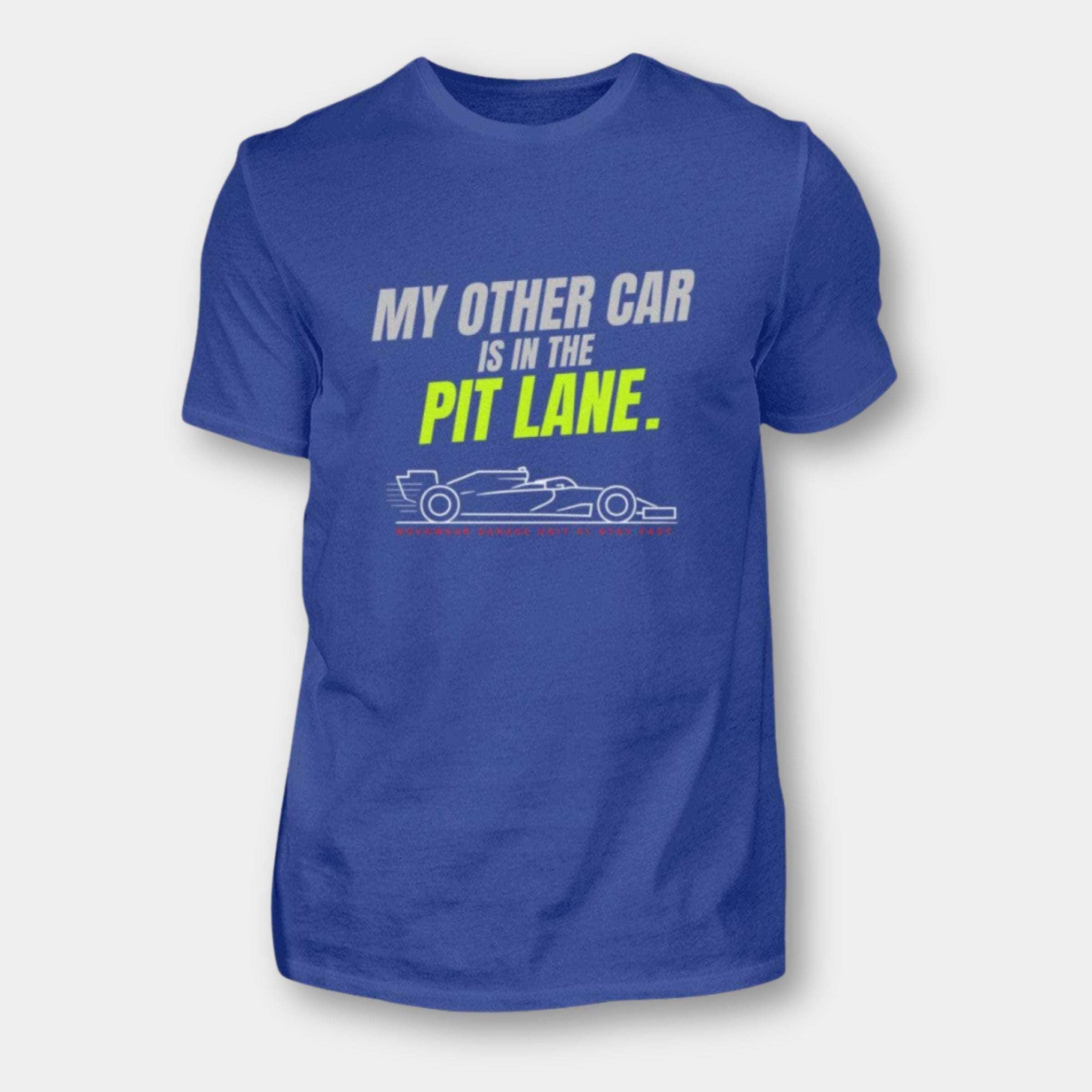 My Other Car Is in the Pit Lane – F1 Shirt für Racing-Fans | NOVAWEAR Herren Basic T-Shirt Novawear Royal Blue XS