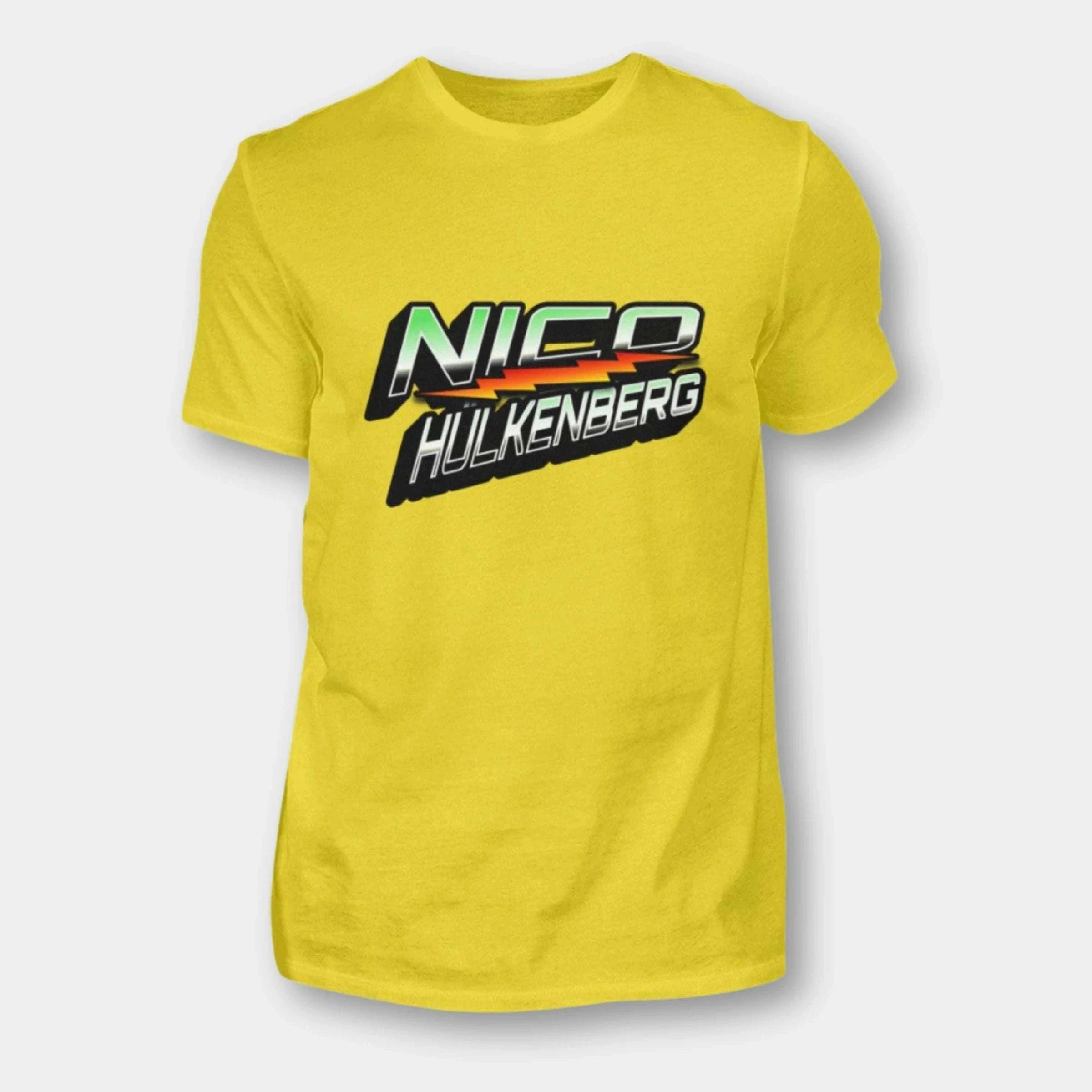 Nico Hülkenberg - Herren Shirt Herren Basic T-Shirt Novawear Gold XS