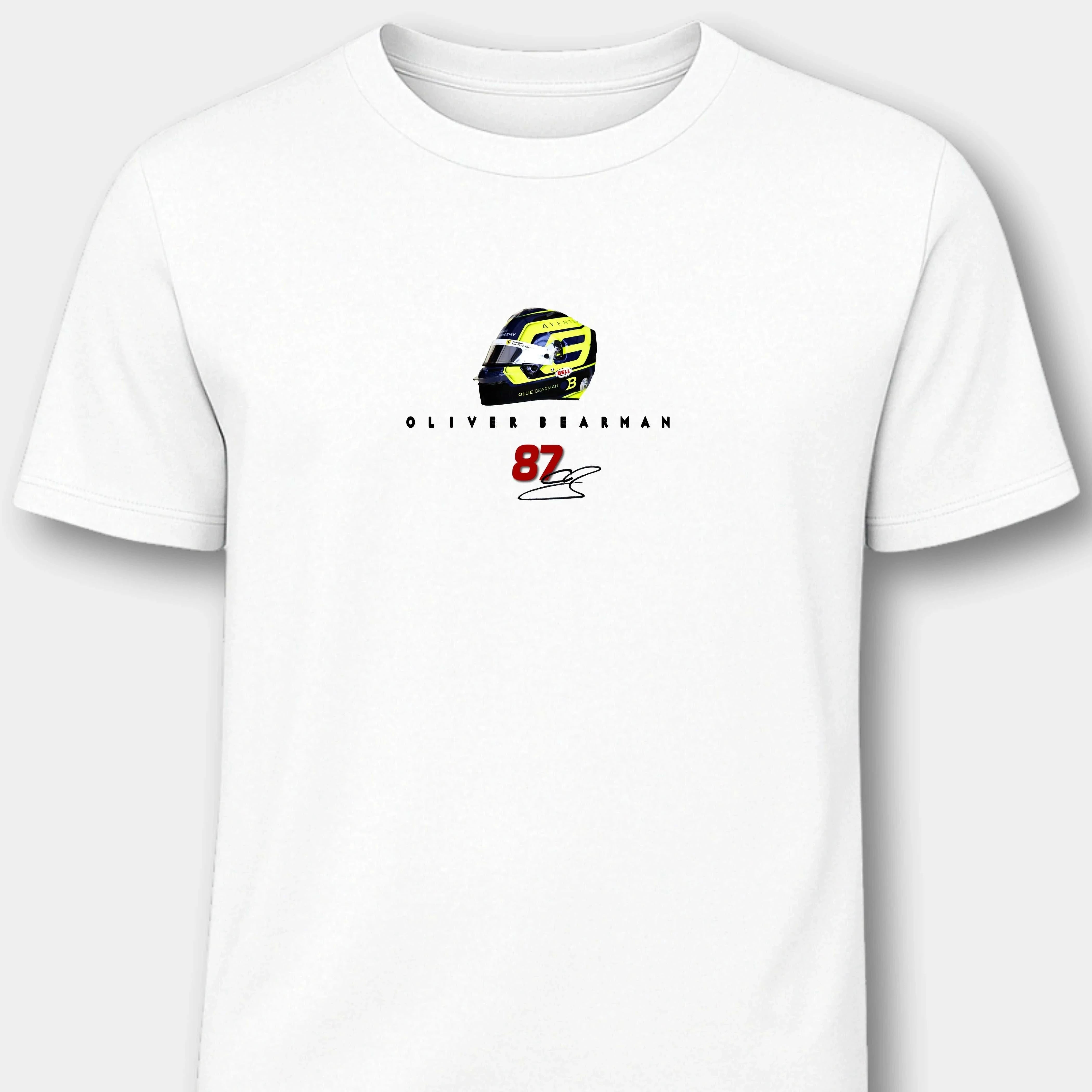 Oliver Bearman Haas F1 - Herren Shirt T-Shirts Novawear White S