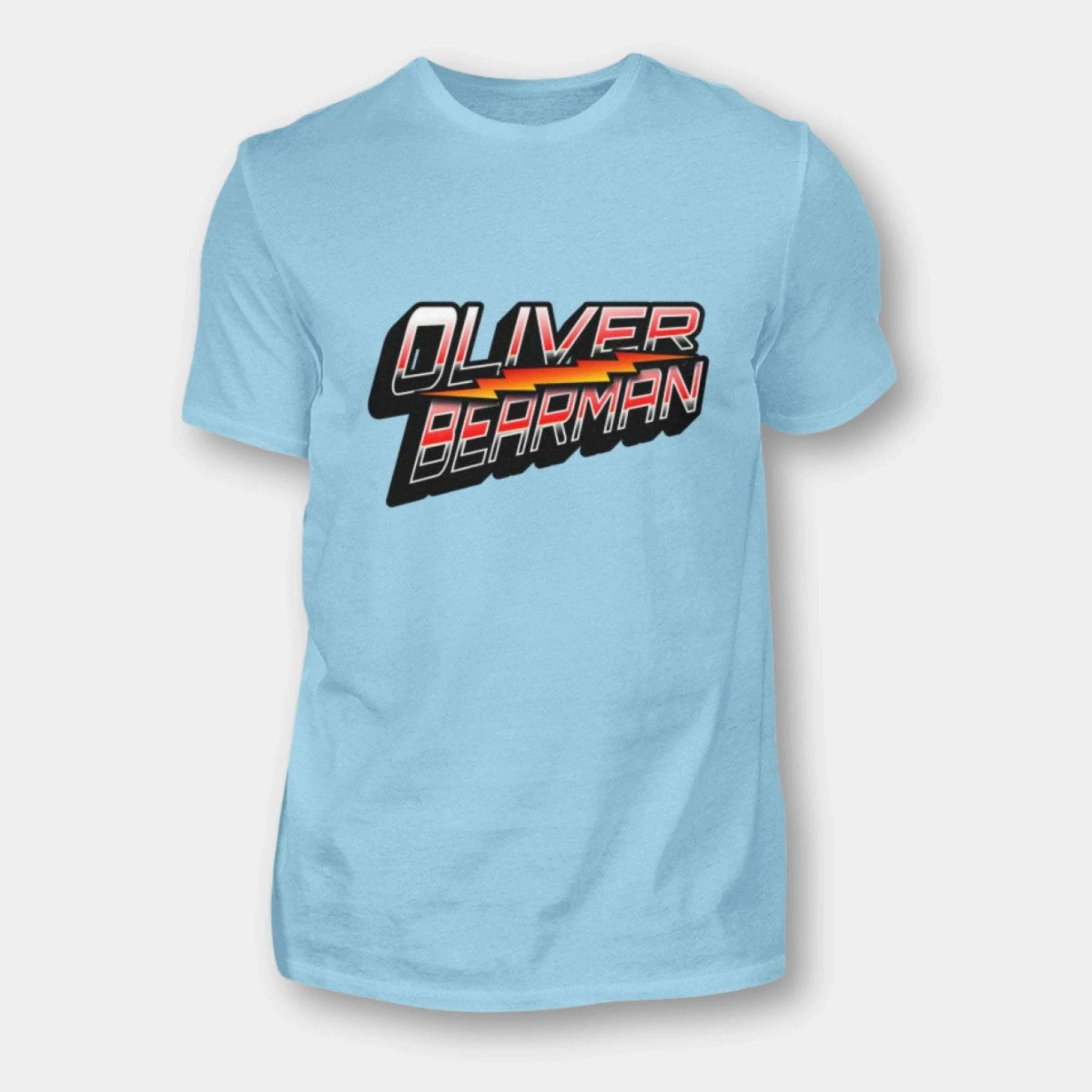 Oliver Bearman - Herren Shirt Herren Basic T-Shirt Novawear Sky Blue XS