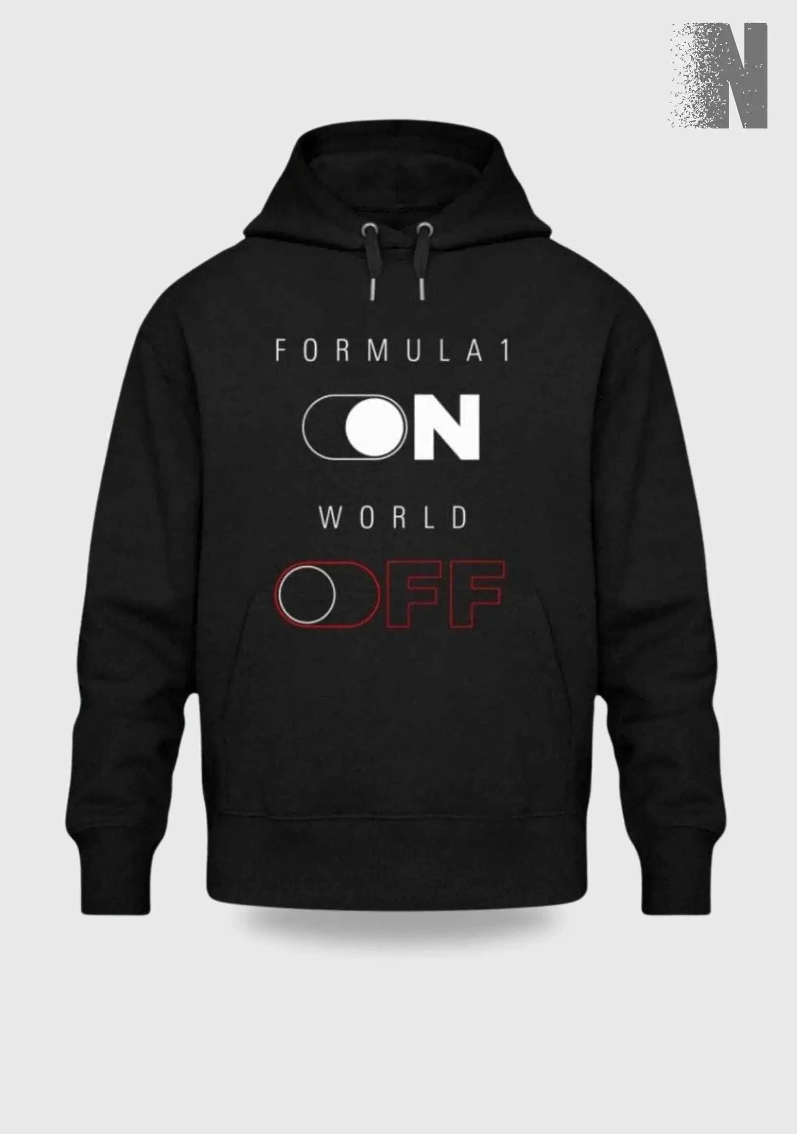 ON/OFF – Oversized-Hoodie Übergroßer Kapuzenpullover Novawear Black XS