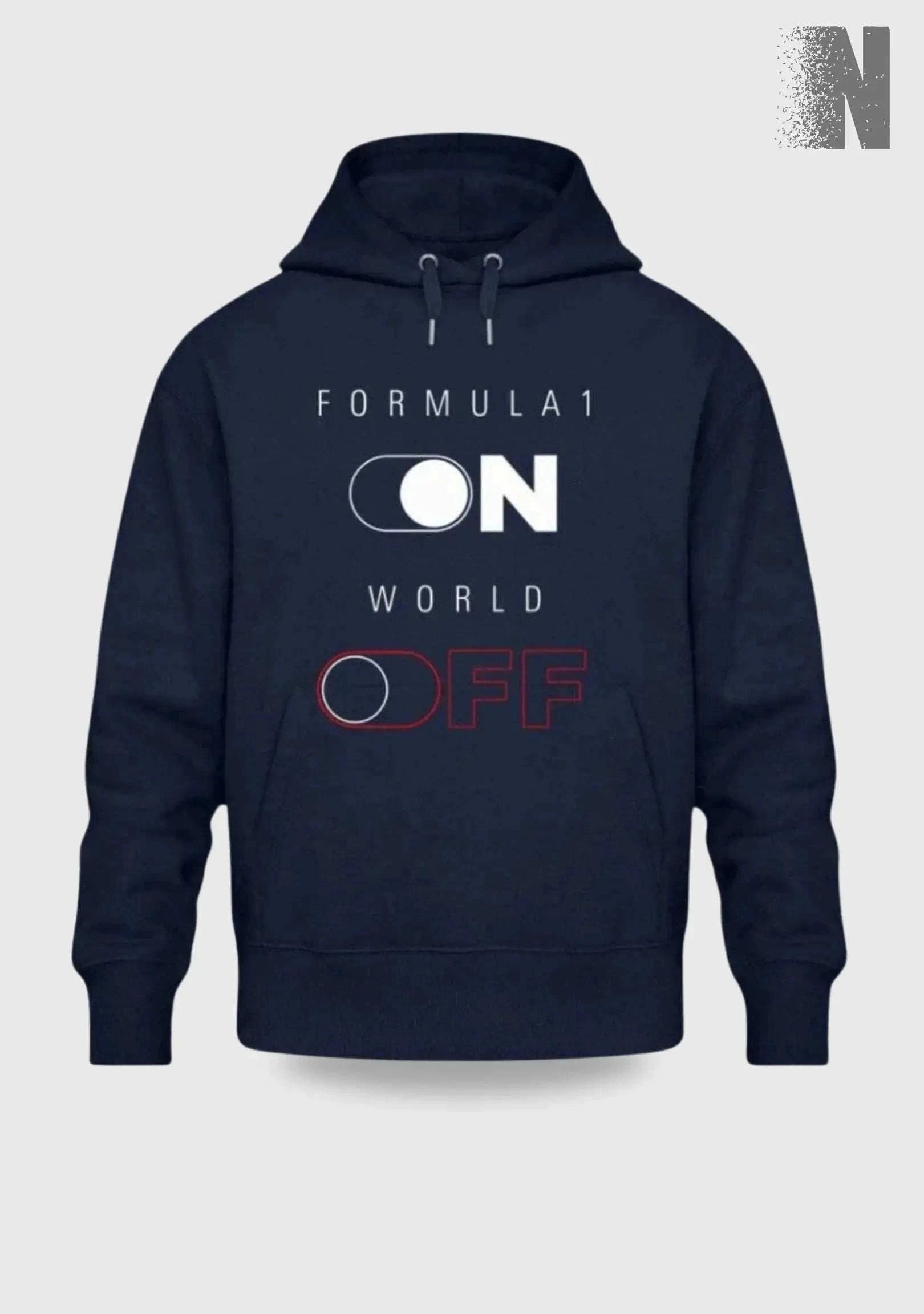 ON/OFF – Oversized-Hoodie Übergroßer Kapuzenpullover Novawear French Navy XS