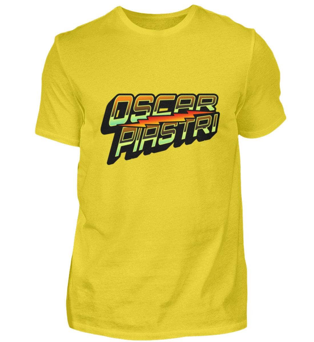 Oscar Piastri - Herren Shirt Herren Basic T-Shirt Novawear Gold XS
