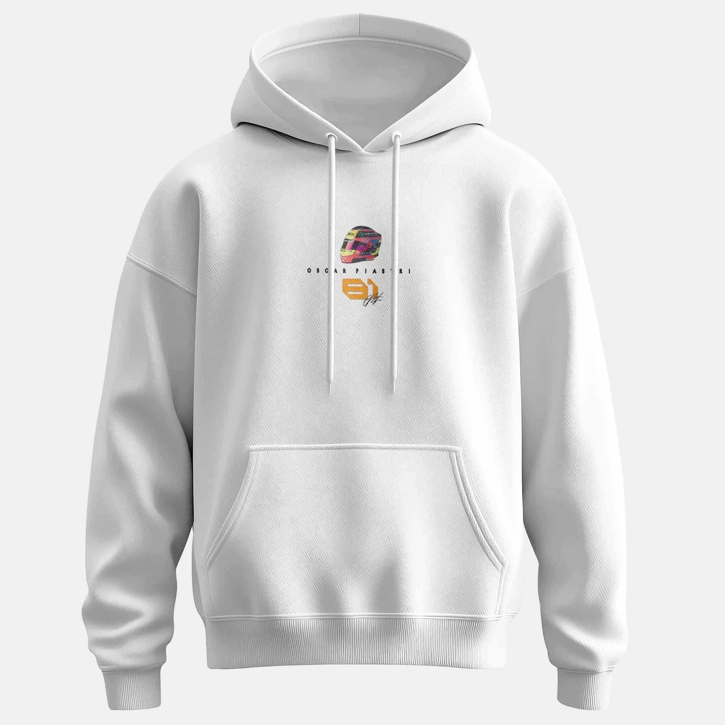 Oscar Piastri McLaren Technology - Unisex Kapuzenpullover Hoodie Unisex Hoodie Novawear Arctic White XS