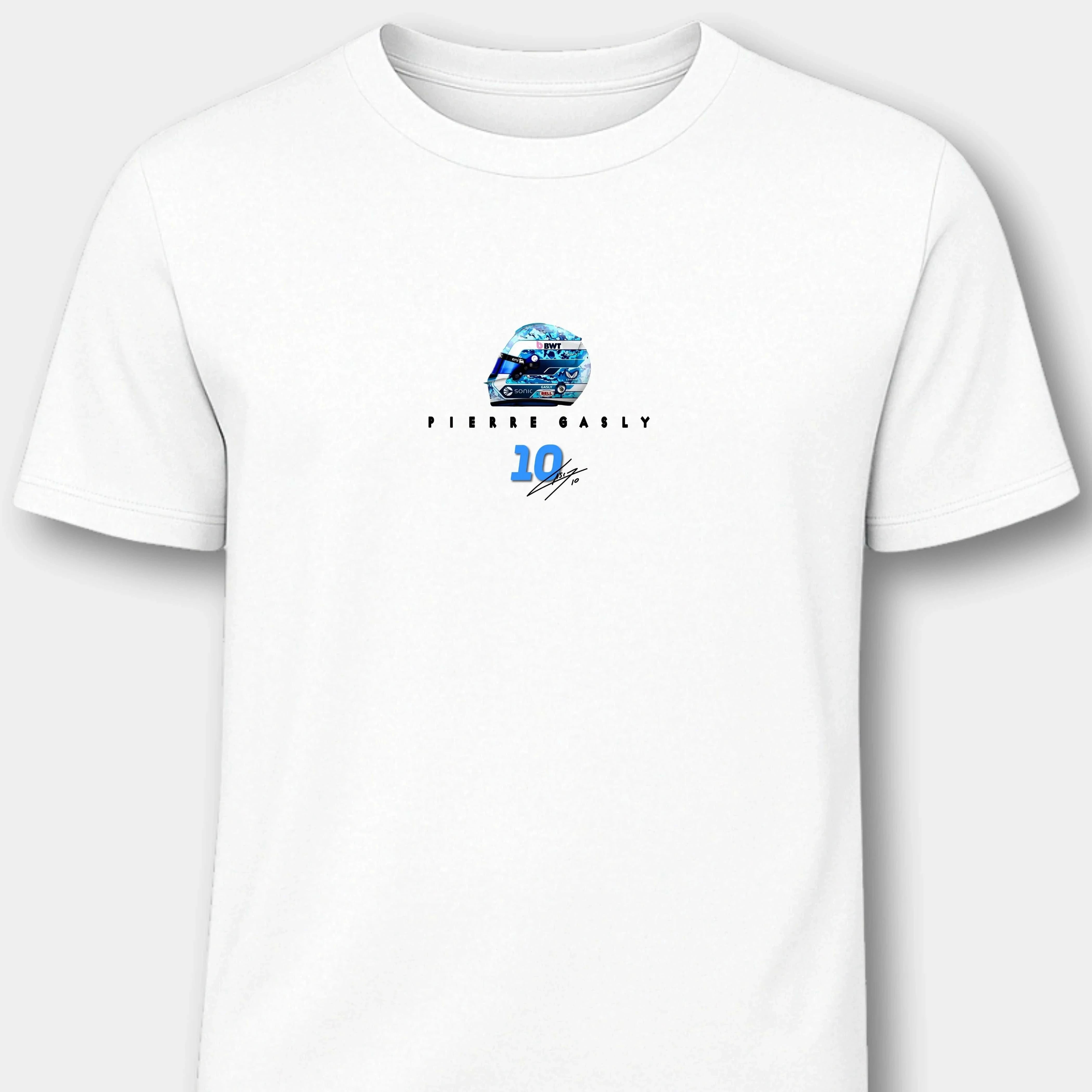 Pierre Gasly Alpine F1 - Herren Shirt T-Shirts Novawear White S