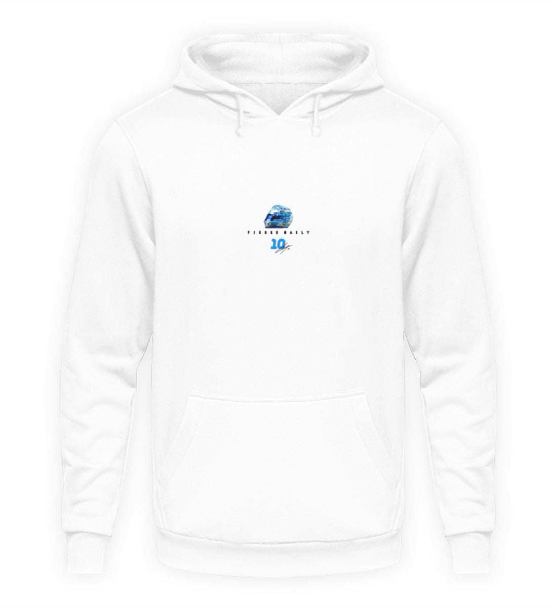 Pierre Gasly Alpine F1 - Unisex Kapuzenpullover Hoodie Unisex Hoodie Novawear Arctic White XS