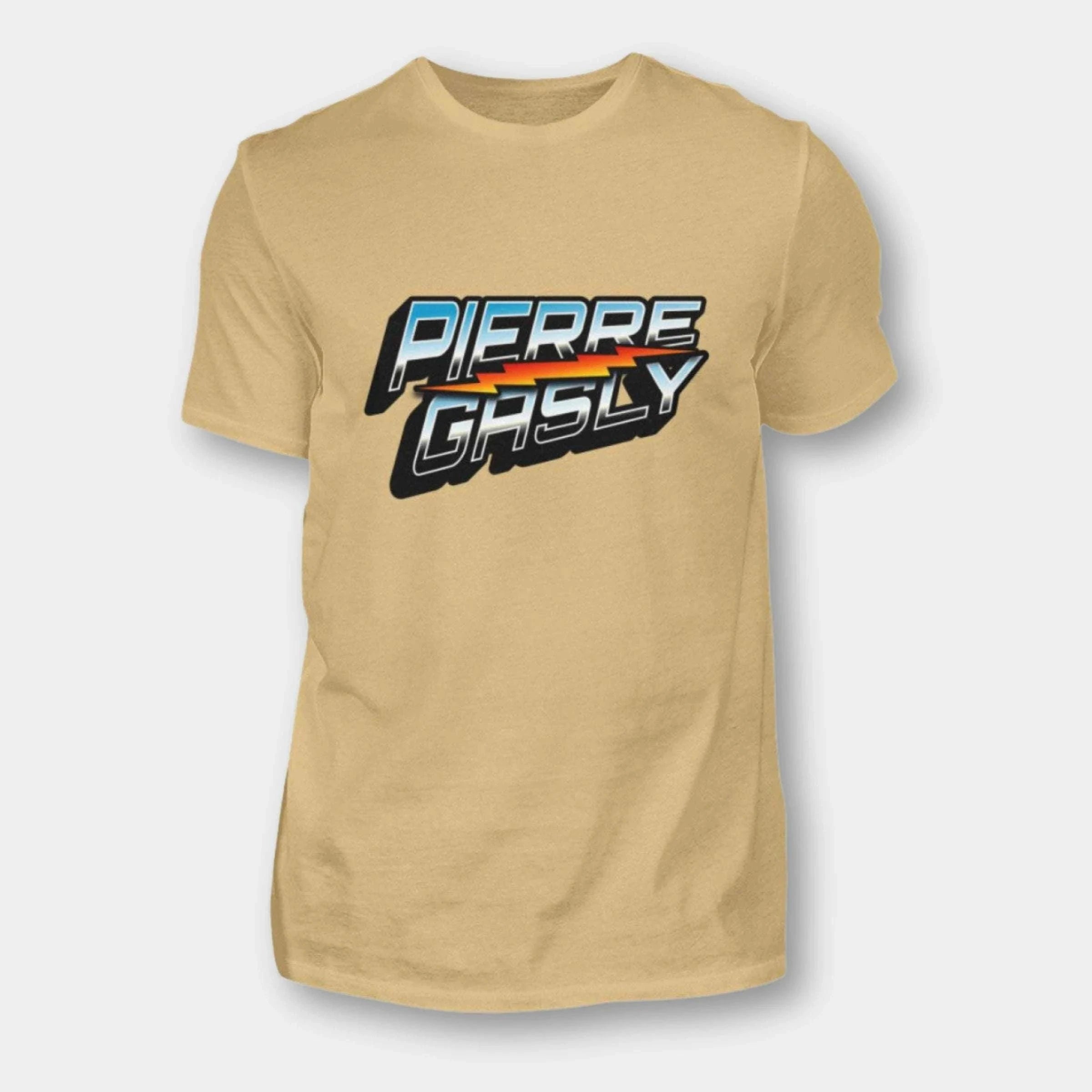 Pierre Gasly - Herren Shirt Herren Basic T-Shirt Novawear Sand XS