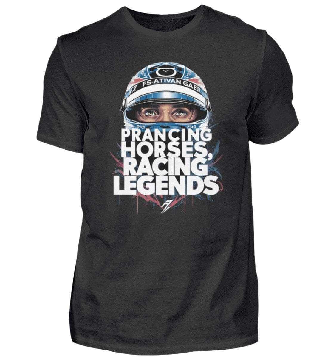 Prancing horses, racing legends - Unisex Shirt T-Shirt Novawear Schwarz XS